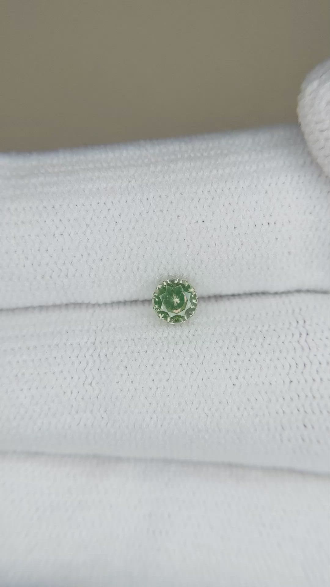 0.39 Ct. Zircon from Ceylon (Sri Lanka) Size Video