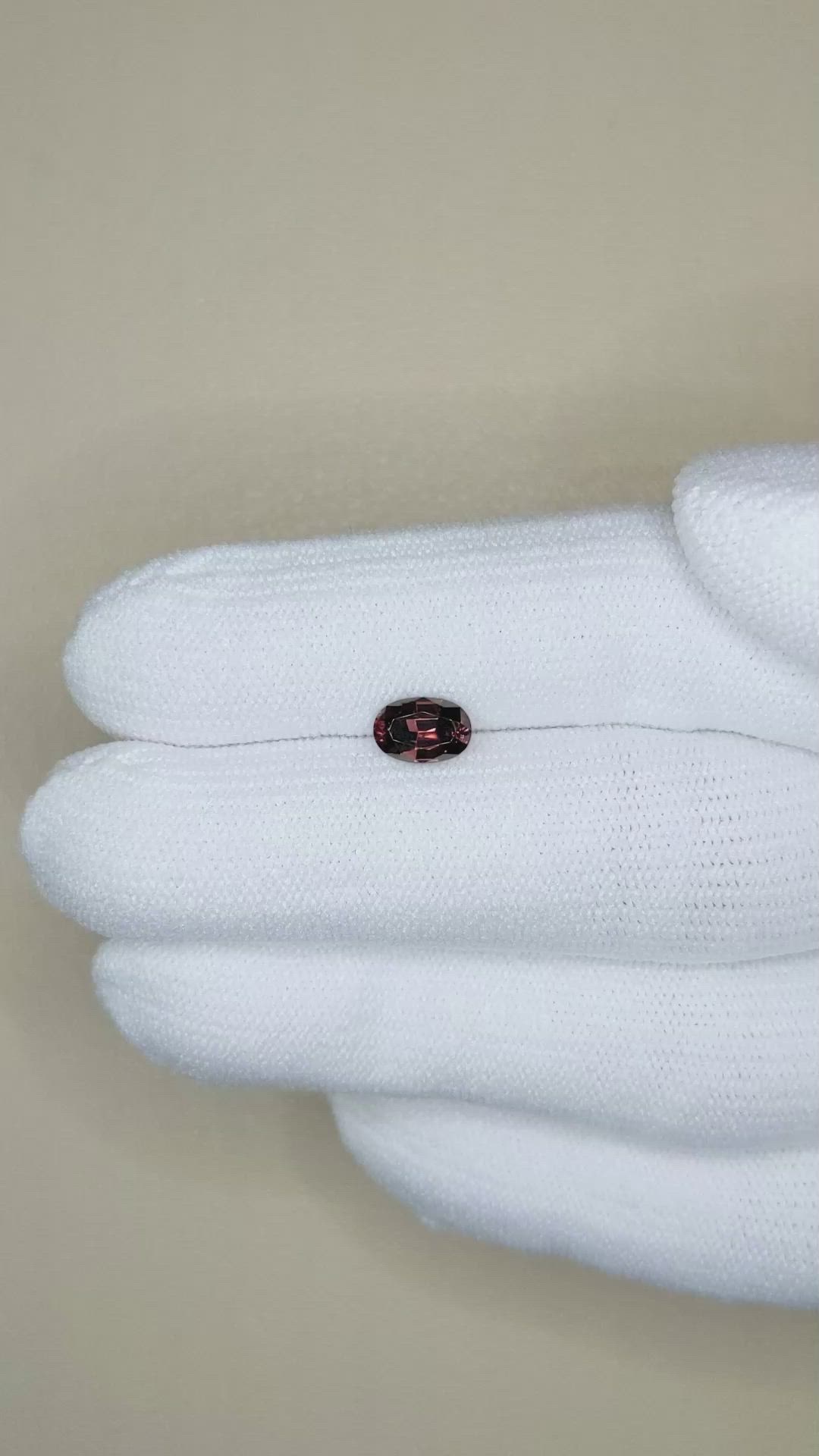 0.97 Ct. Zircon from Ceylon (Sri Lanka) Size Video