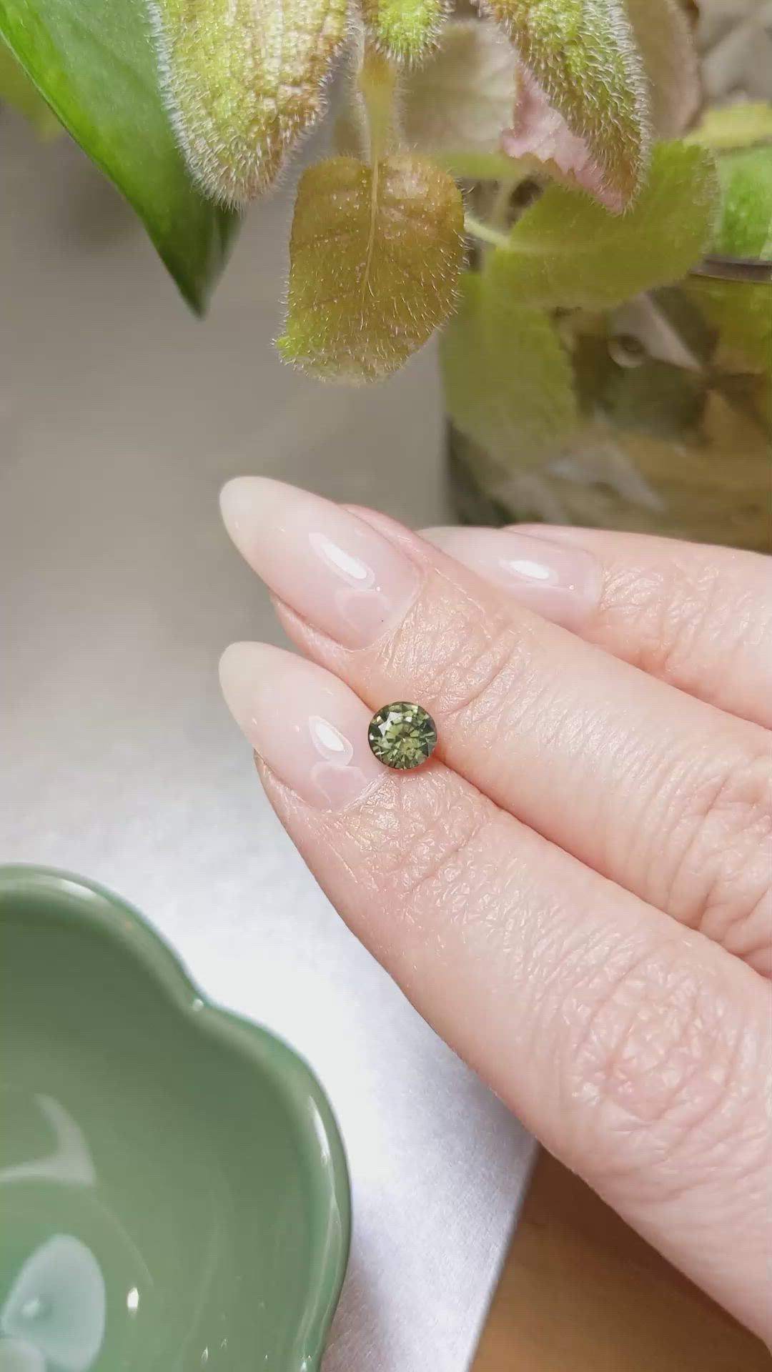 0.93 Ct. Zircon from Ceylon (Sri Lanka) Size Video