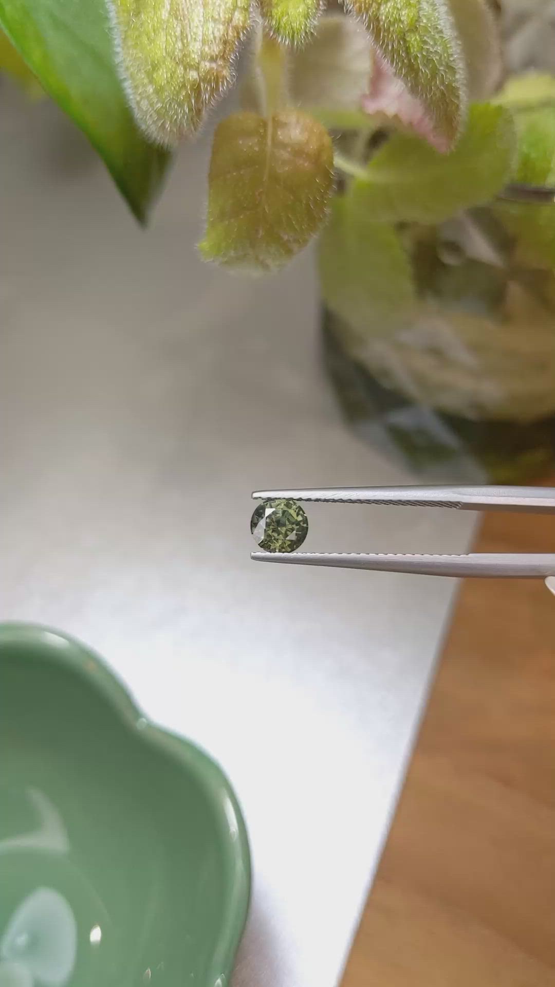 0.93 Ct. Zircon from Ceylon (Sri Lanka) Size Video