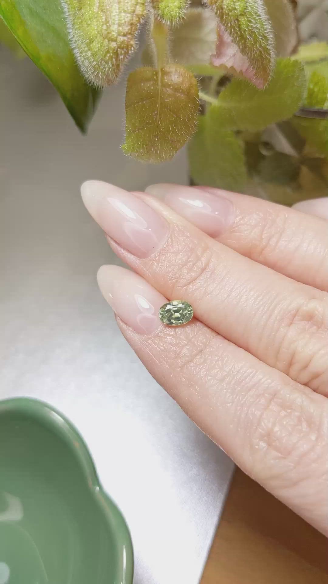 0.97 Ct. Zircon from Ceylon (Sri Lanka) Size Video