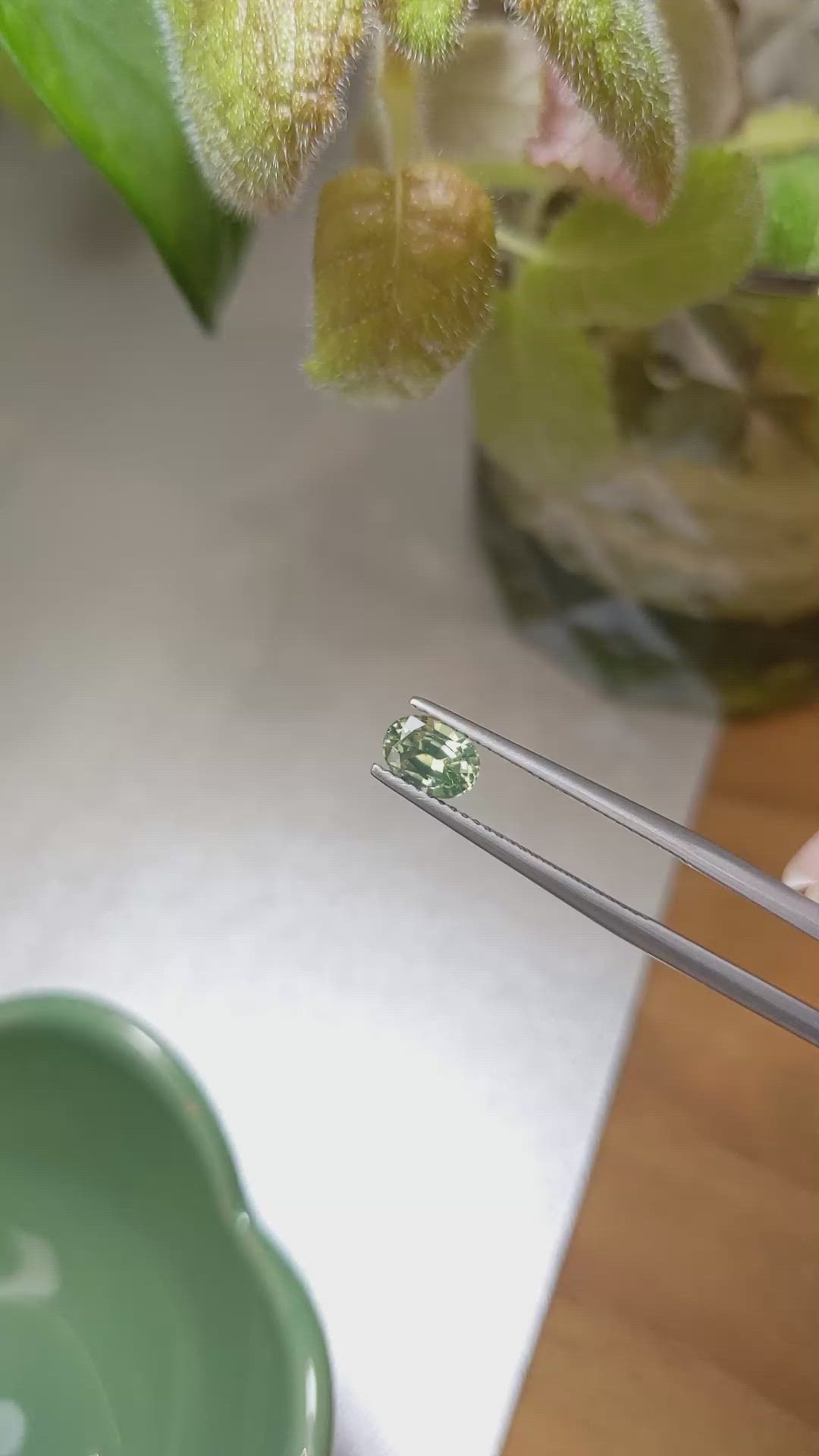 0.97 Ct. Zircon from Ceylon (Sri Lanka) Size Video