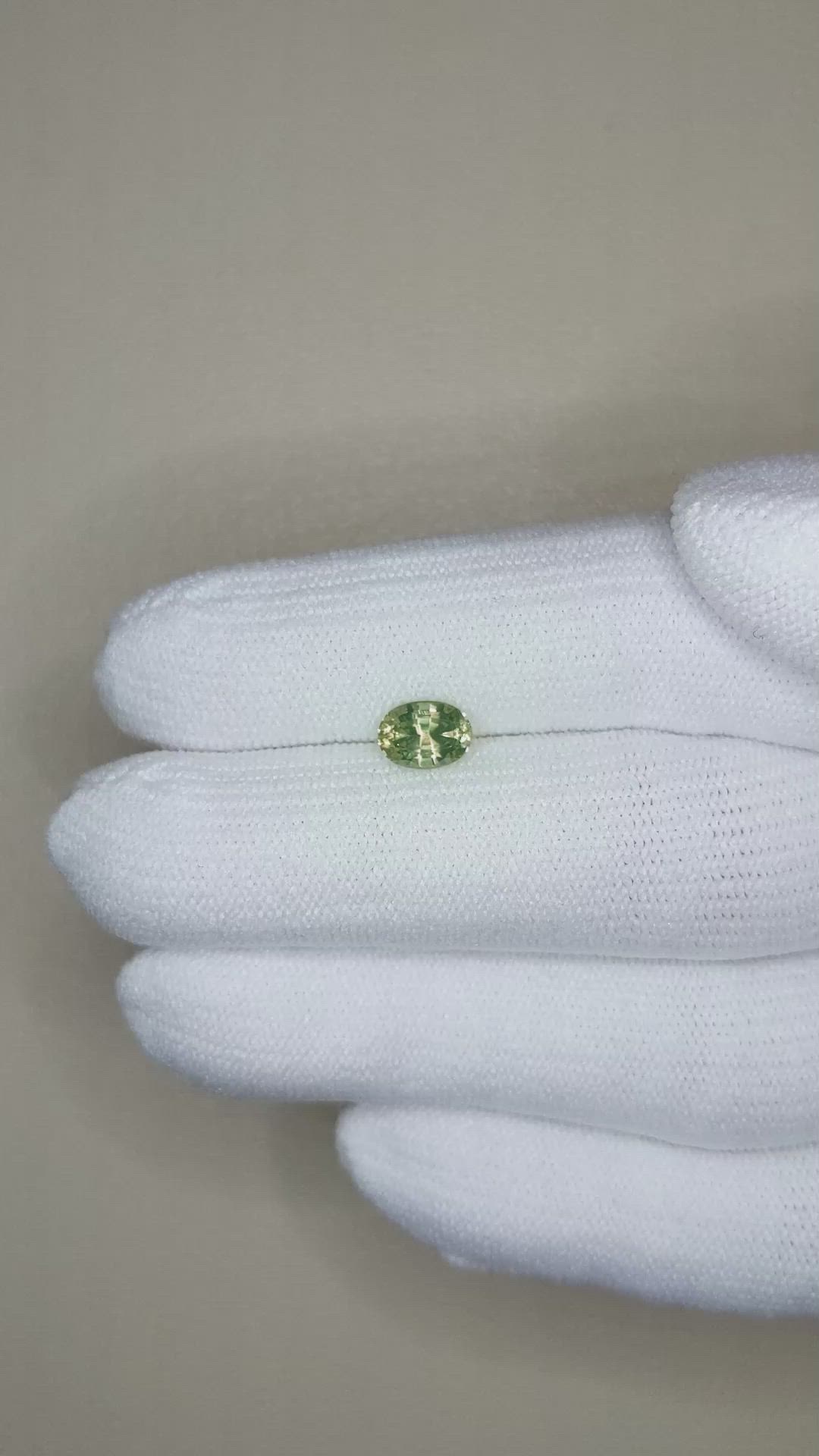 0.97 Ct. Zircon from Ceylon (Sri Lanka) Size Video