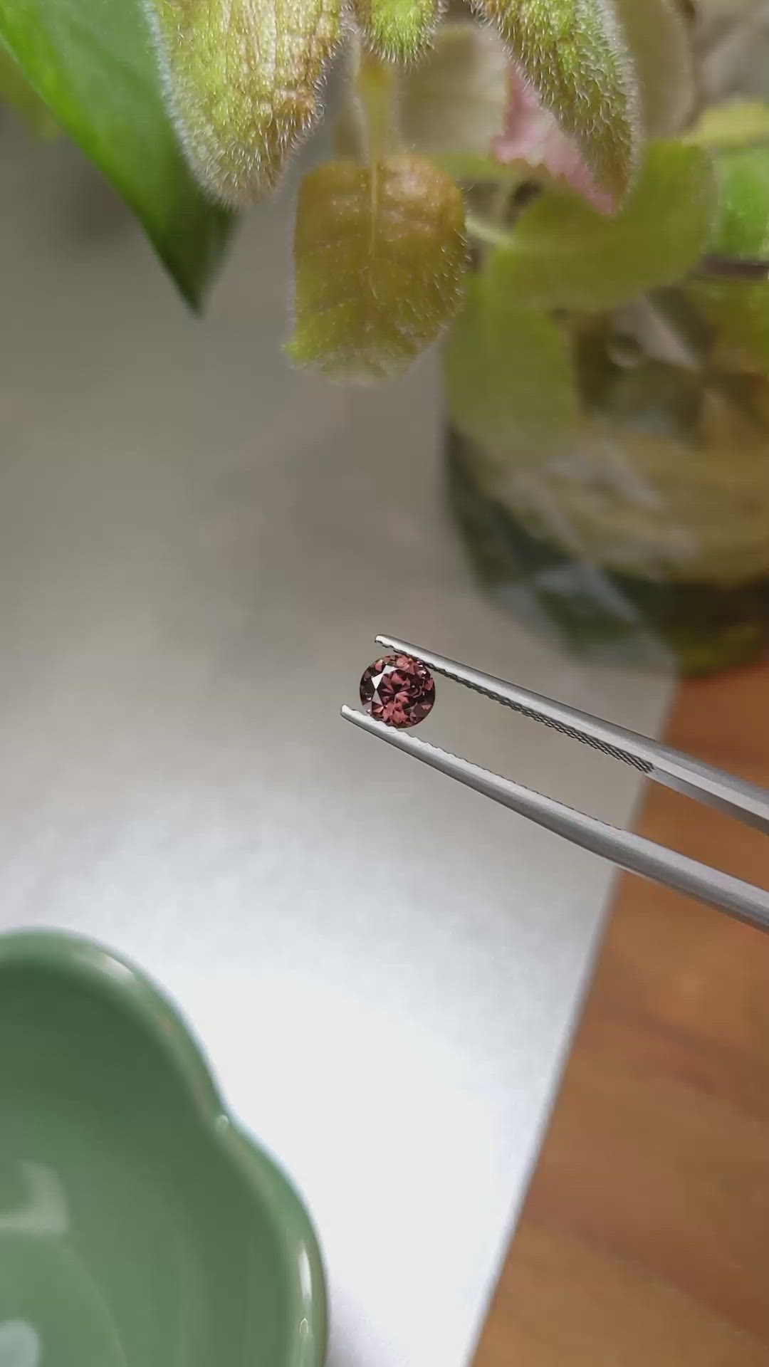 0.87 Ct. Zircon from Ceylon (Sri Lanka) Size Video