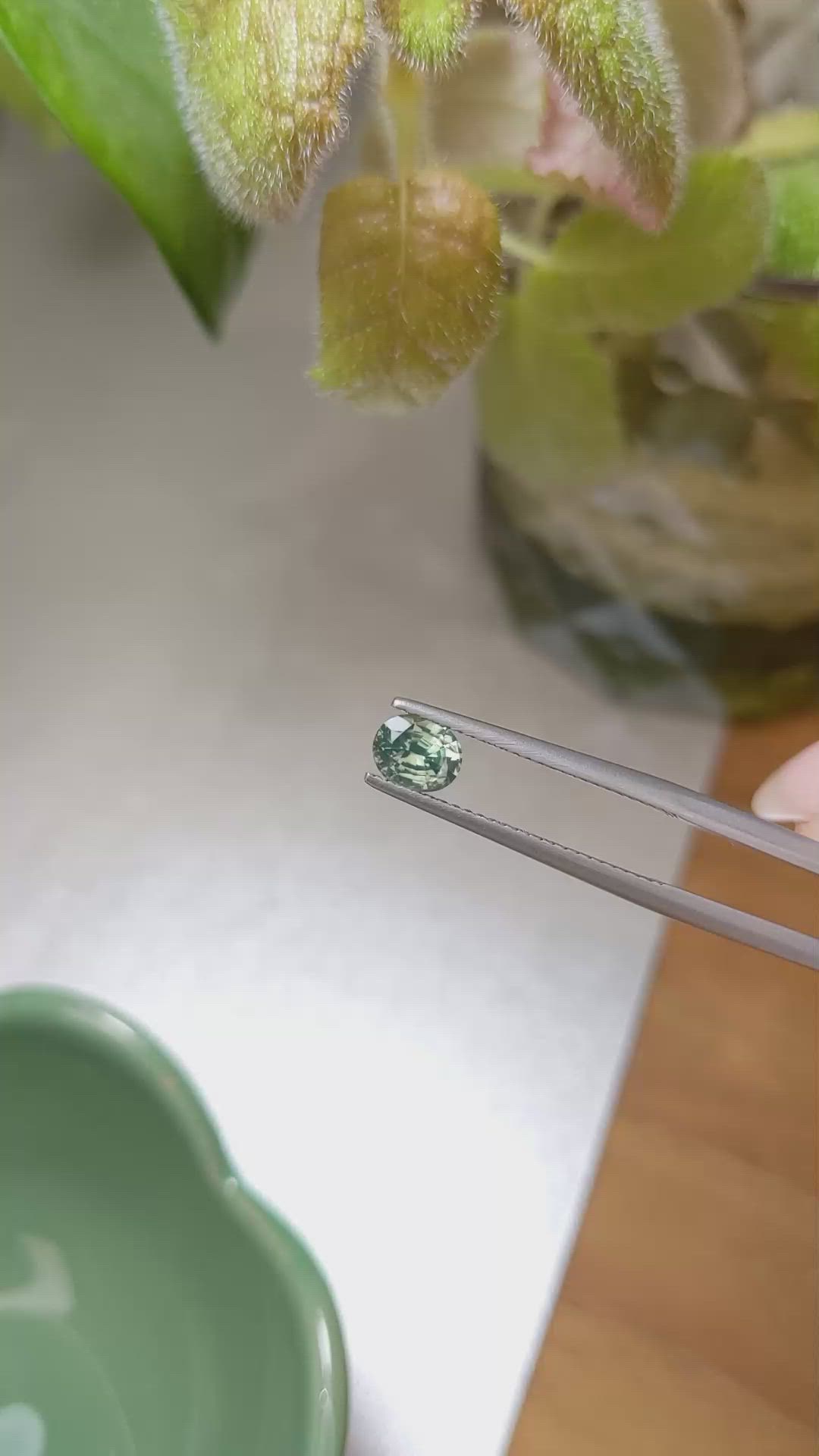 0.85 Ct. Zircon from Ceylon (Sri Lanka) Size Video