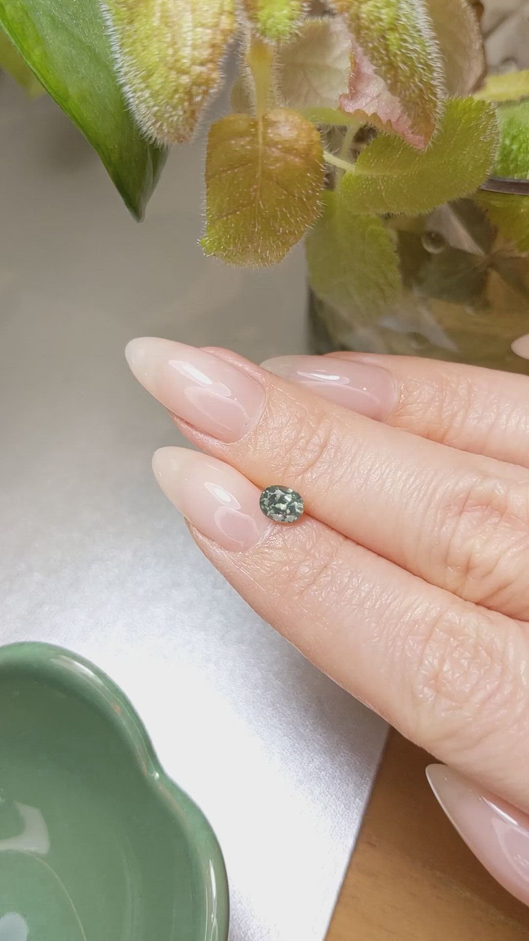 0.85 Ct. Zircon from Ceylon (Sri Lanka) Size Video