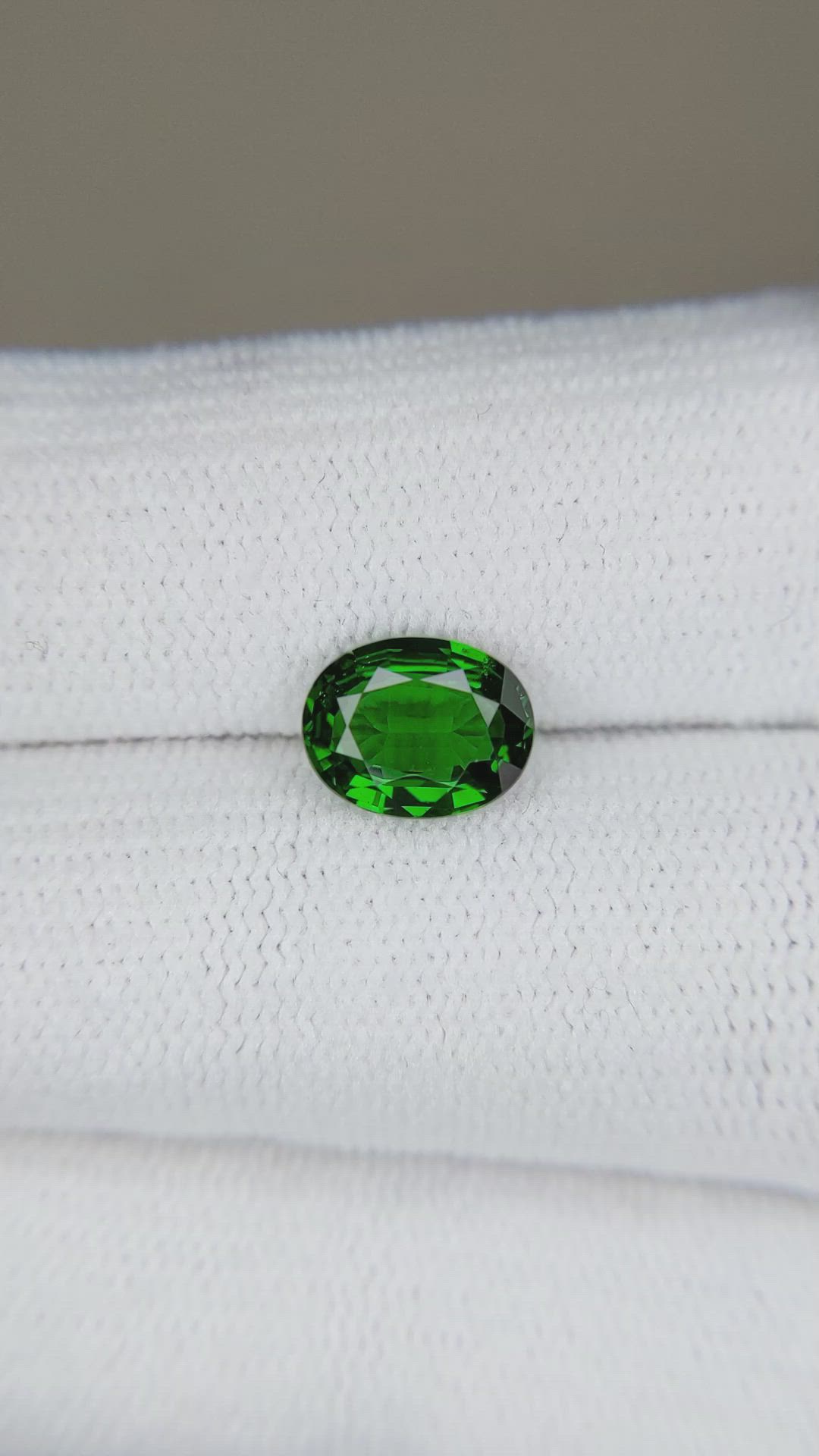 1.52 Ct. Tsavorite Garnet from East Africa Size Video