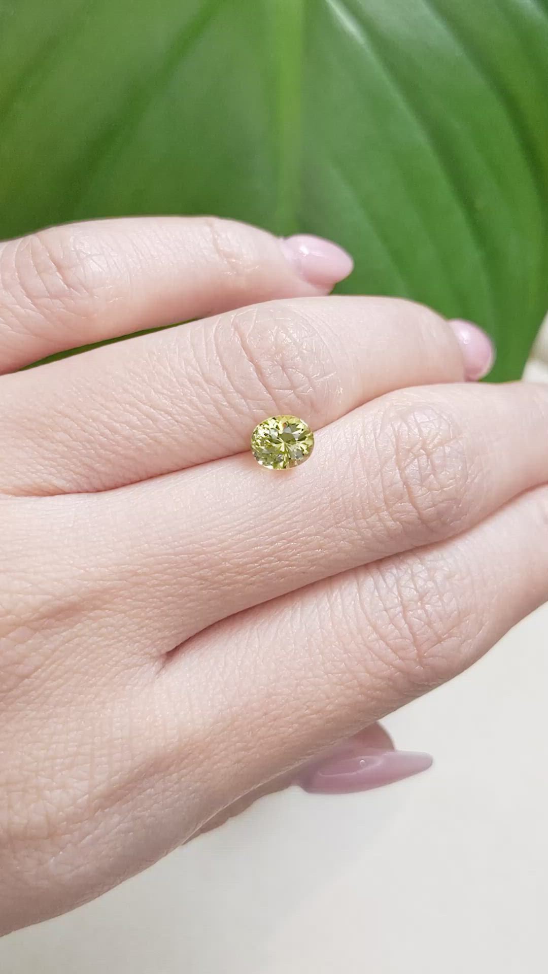 0.99 Ct. Mali Garnet from West Africa Size Video