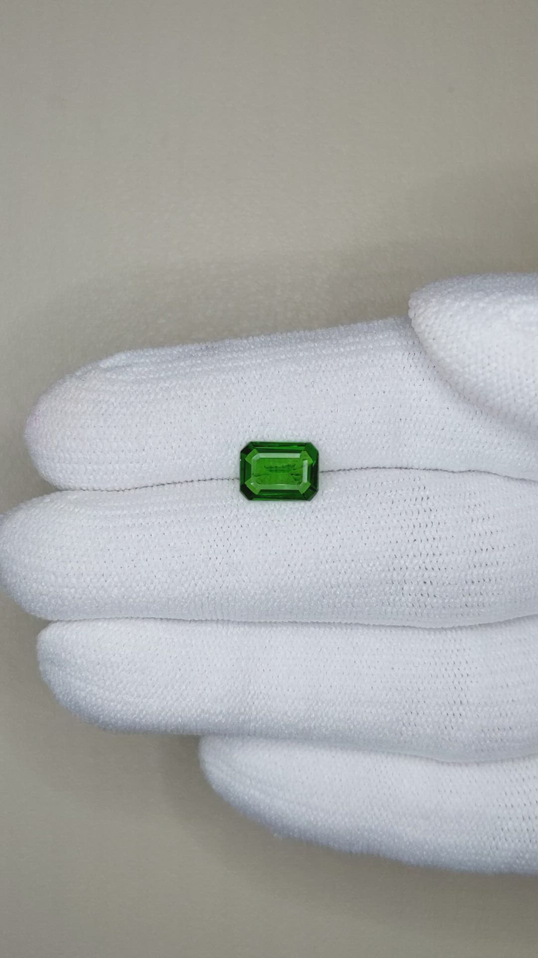 1.32 Ct. Tsavorite Garnet from East Africa Size Video