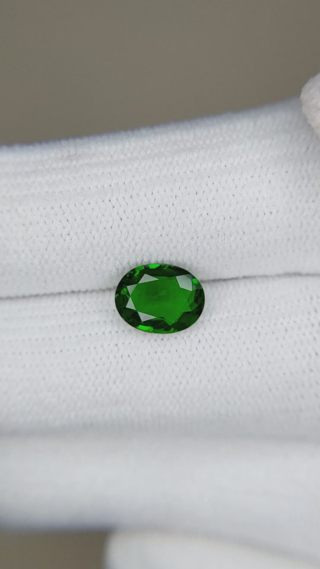 1.45 Ct. Tsavorite Garnet from East Africa Size Video