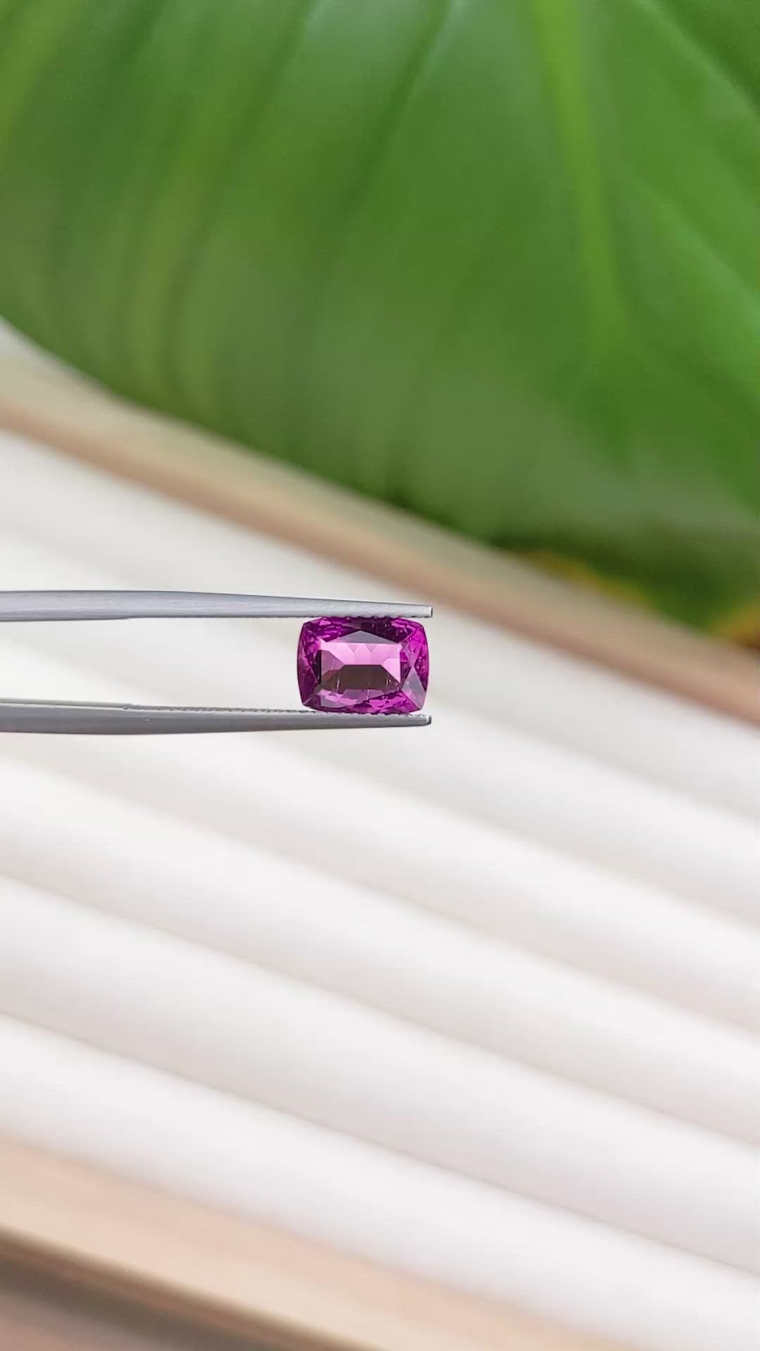 1.38 Ct. Rubellite Tourmaline from Brazil Size Video