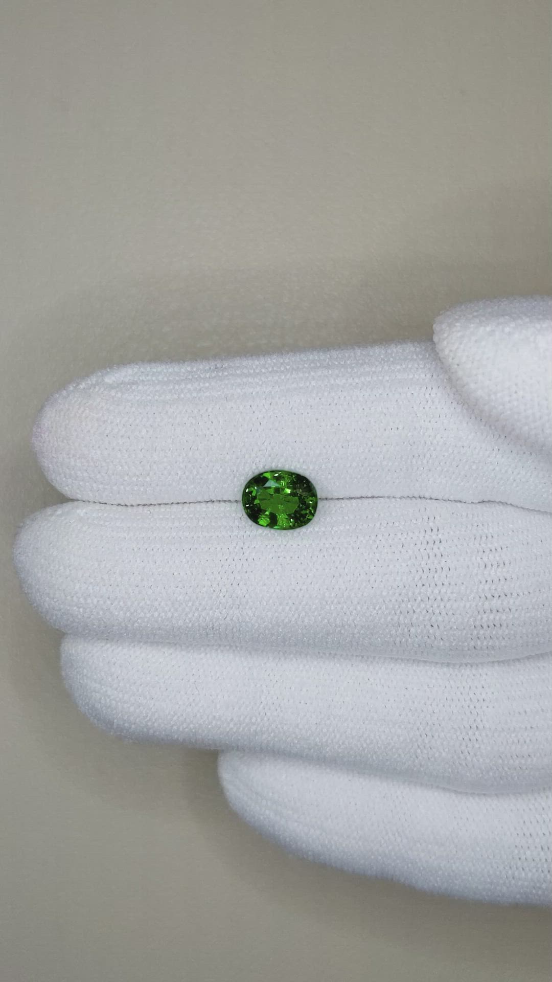 1.46 Ct. Tsavorite Garnet from East Africa Size Video
