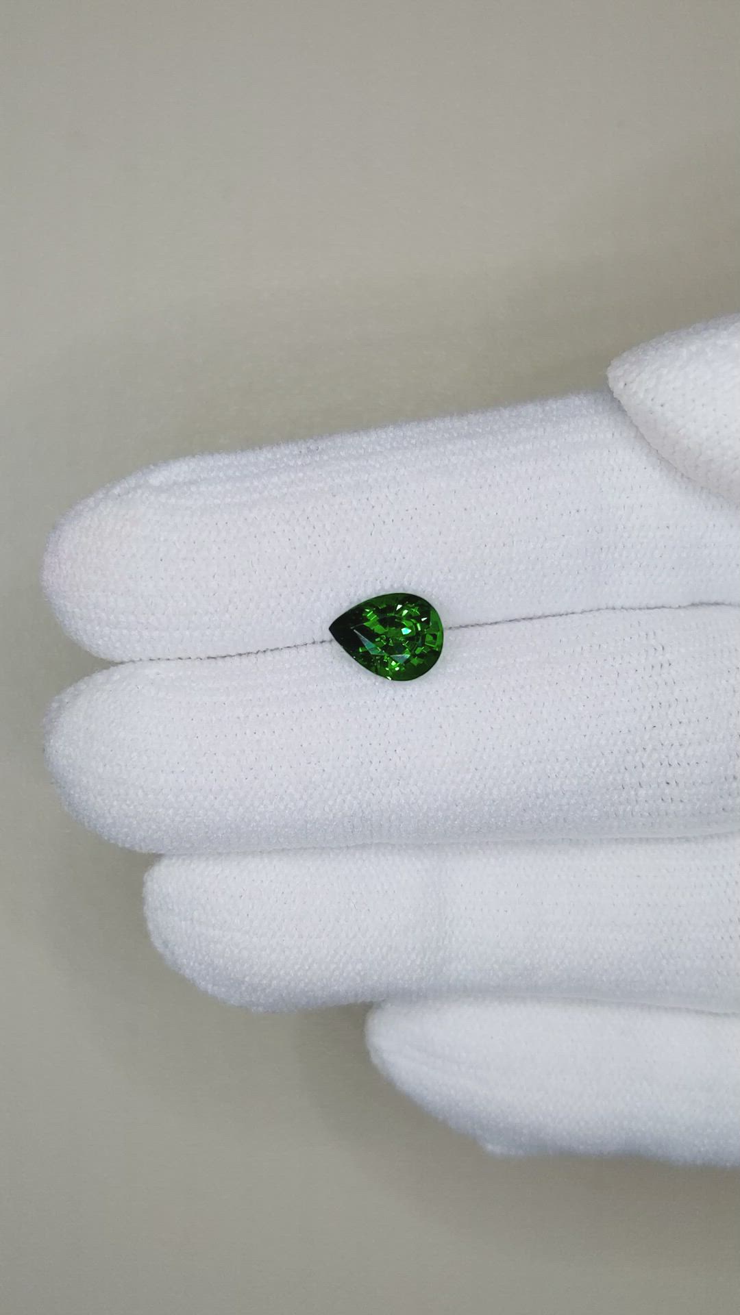 1.44 Ct. Tsavorite Garnet from East Africa Size Video