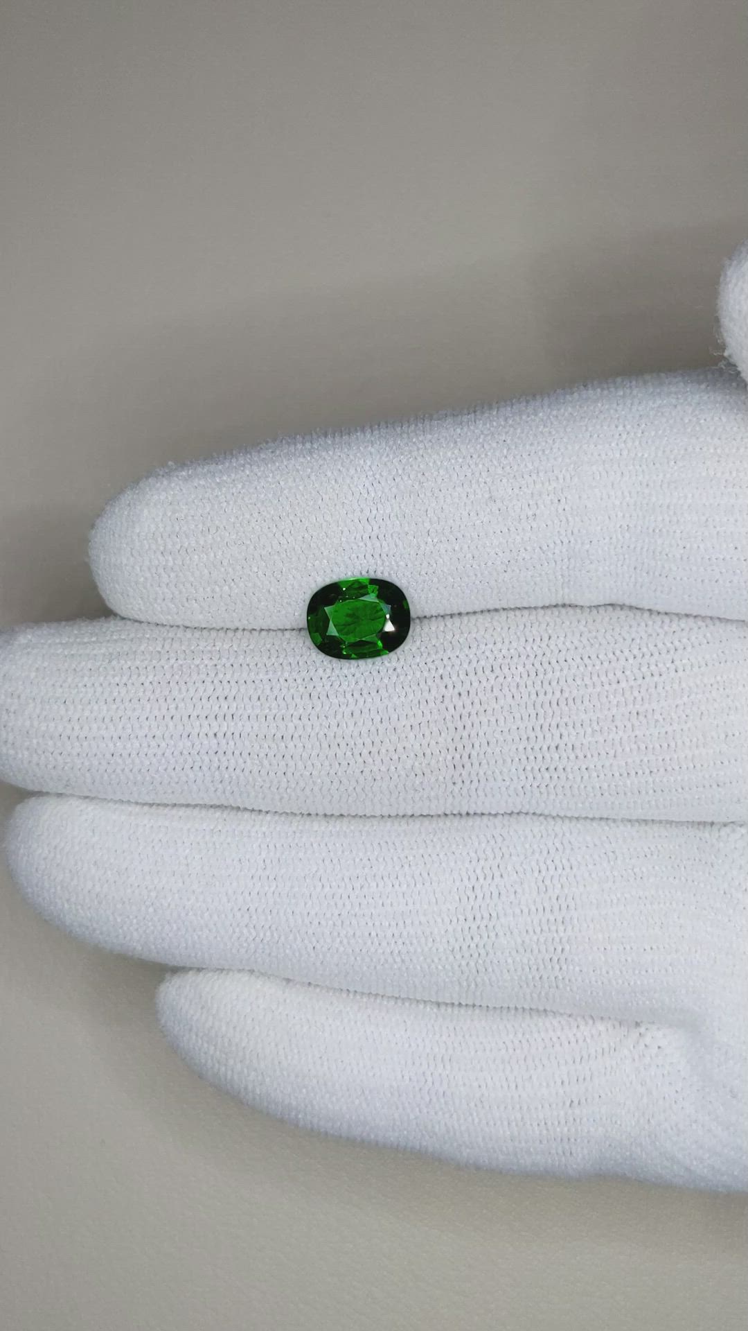 1.71 Ct. Tsavorite Garnet from East Africa Size Video