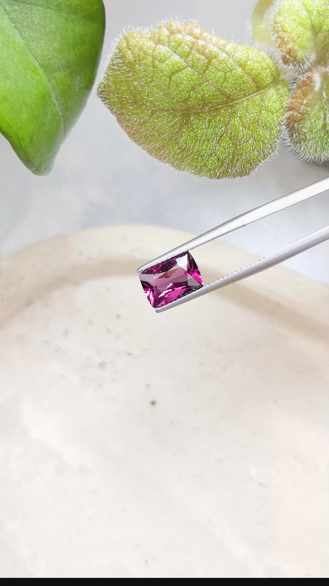 2.47 Ct. Rhodolite Garnet from Madagascar Size Video