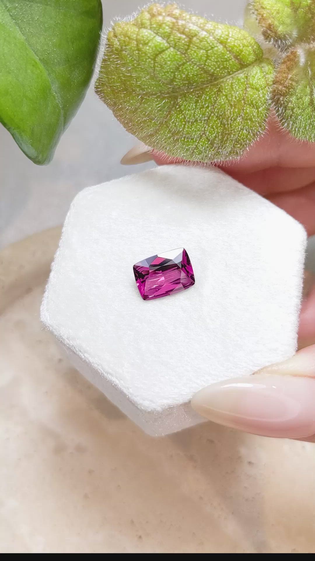 2.47 Ct. Rhodolite Garnet from Madagascar Size Video