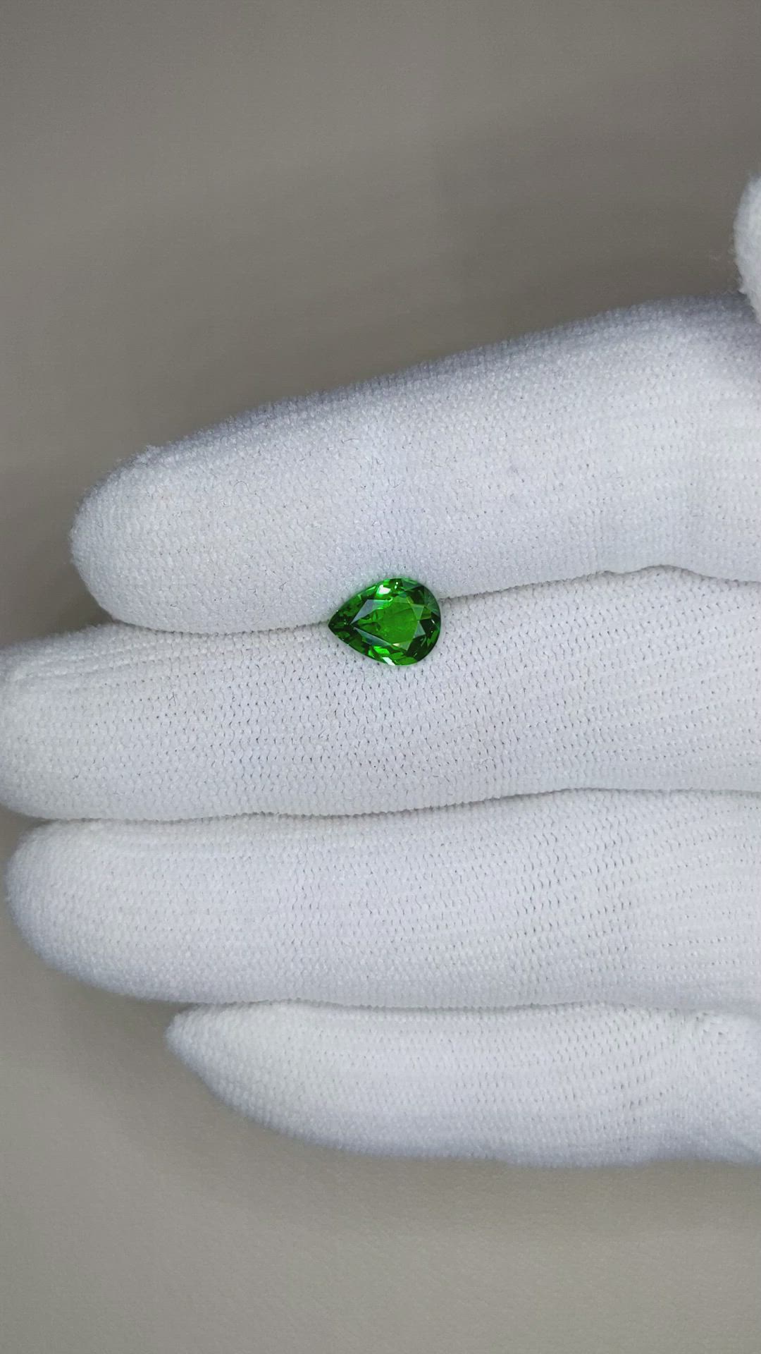 1.45 Ct. Tsavorite Garnet from East Africa Size Video