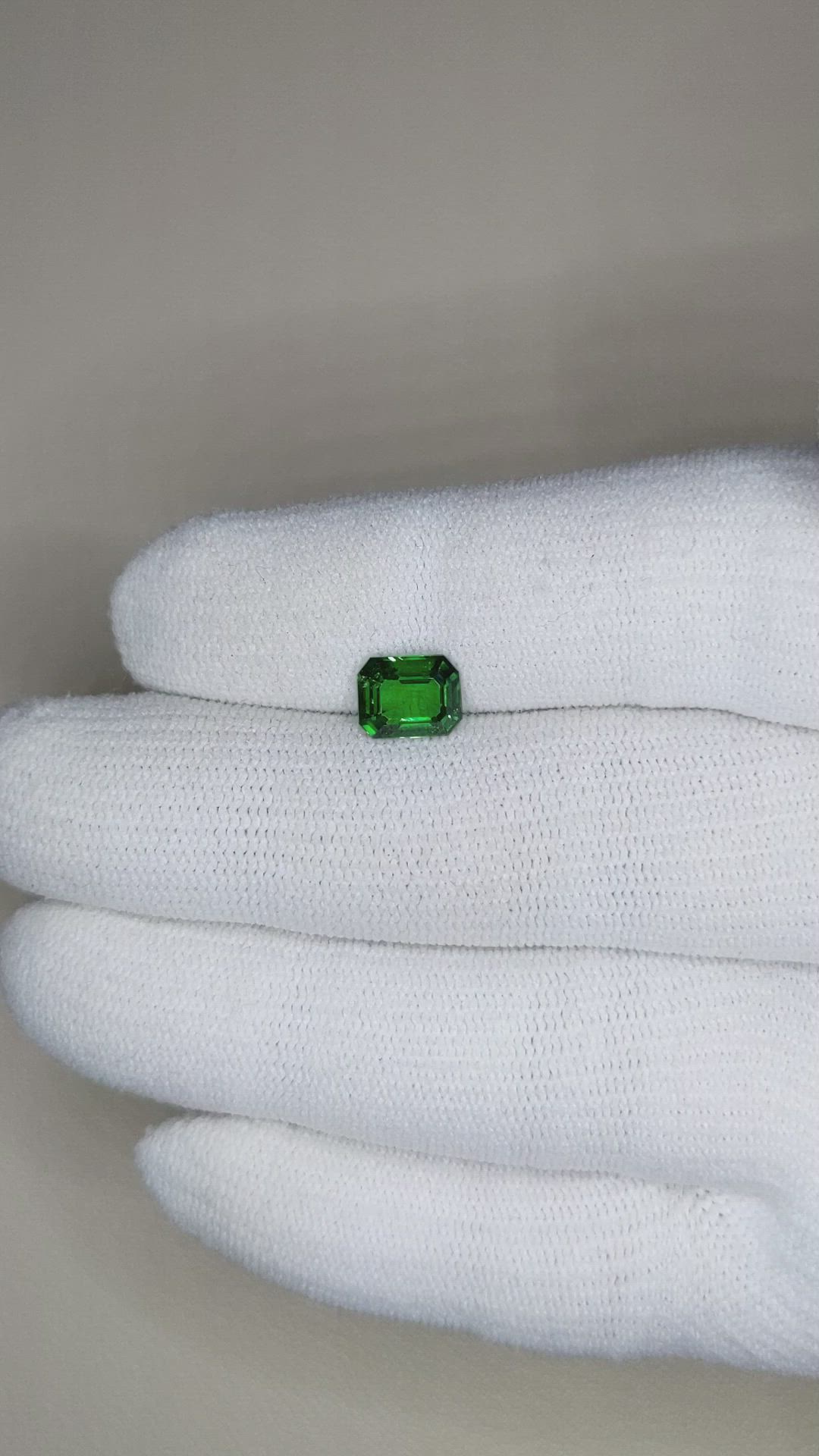 1.46 Ct. Tsavorite Garnet from East Africa Size Video