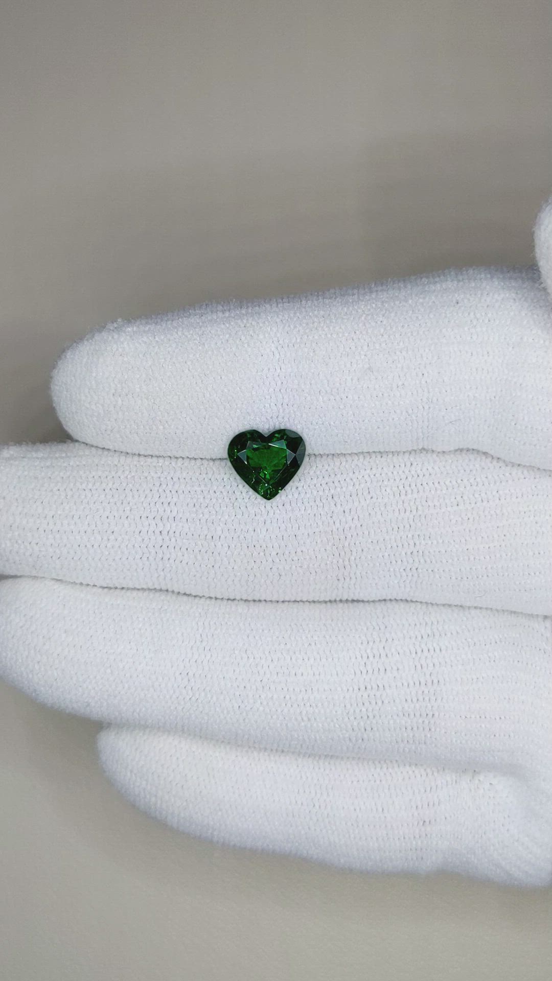 1.65 Ct. Tsavorite Garnet from East Africa Size Video