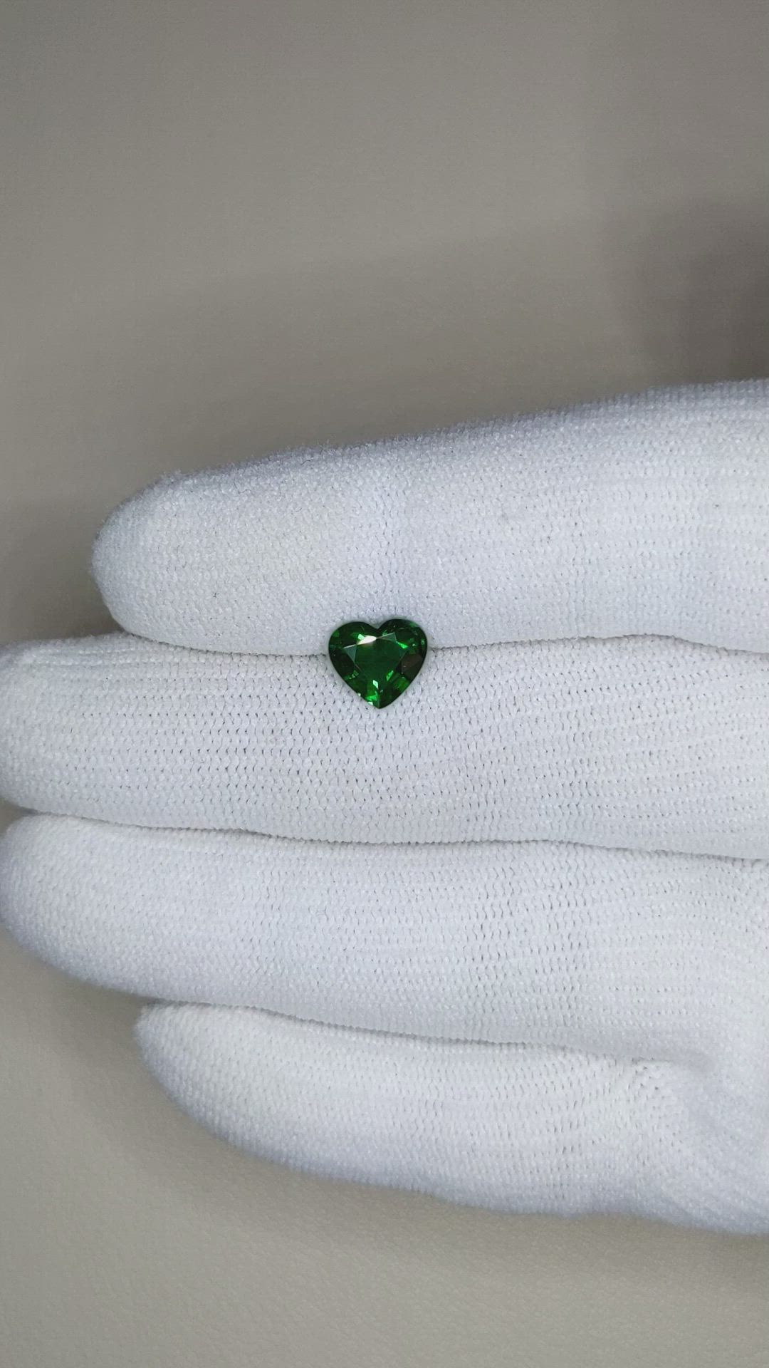 1.41 Ct. Tsavorite Garnet from East Africa Size Video