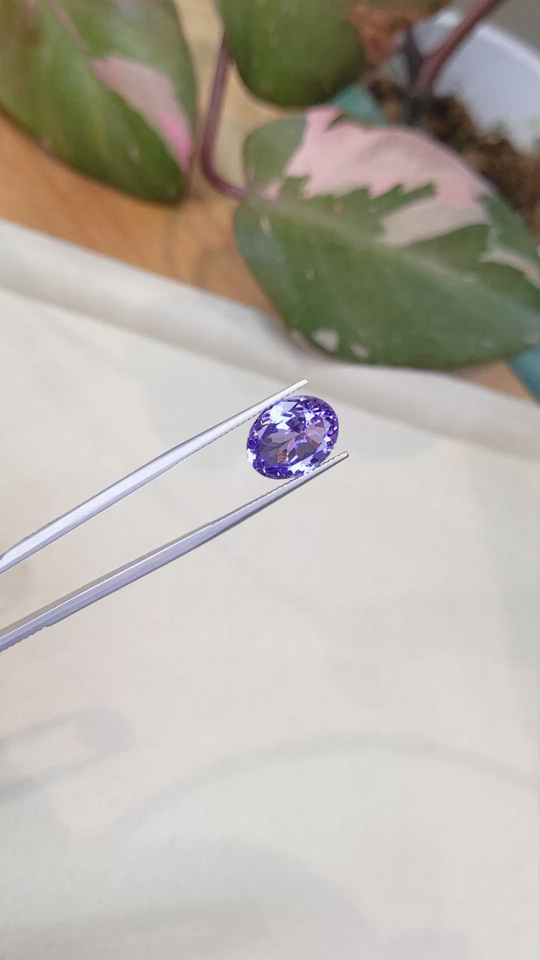 6.06 Ct. Tanzanite from Tanzania Size Video