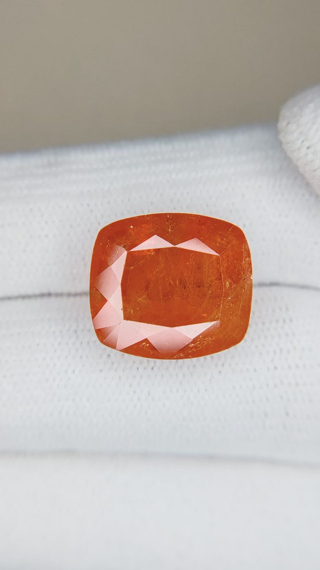 14.11 Ct. Spessartite Garnet from Nigeria Size Video
