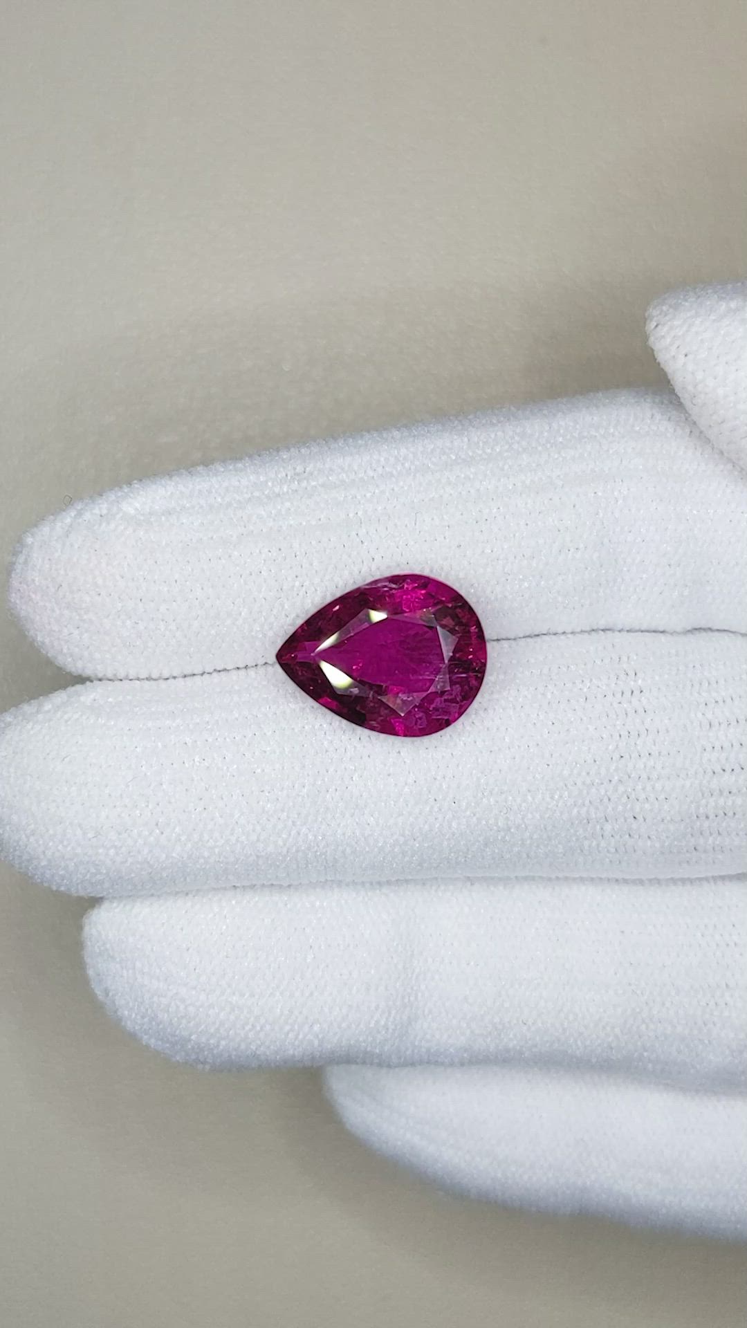 4.65 Ct. Rubellite Tourmaline from Mozambique Size Video