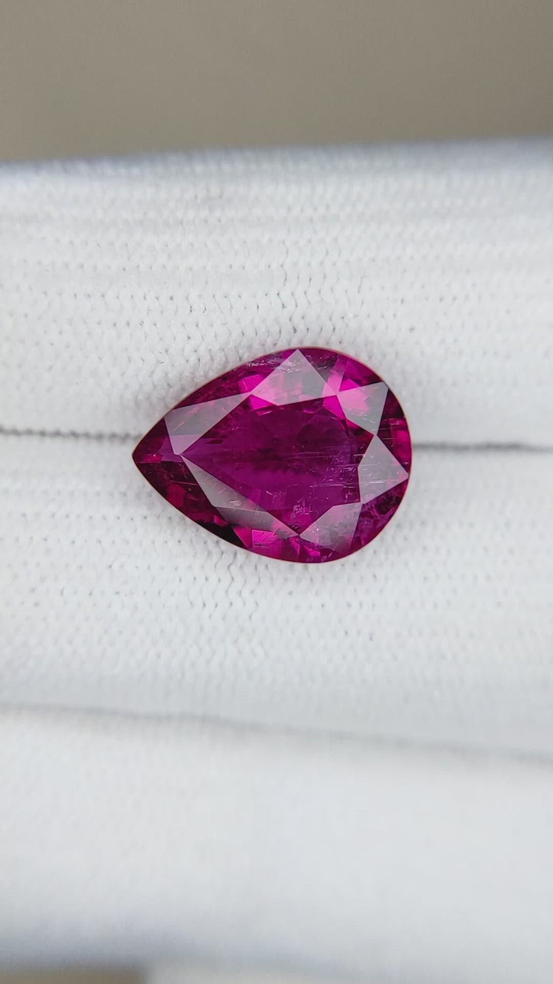 4.65 Ct. Rubellite Tourmaline from Mozambique Size Video