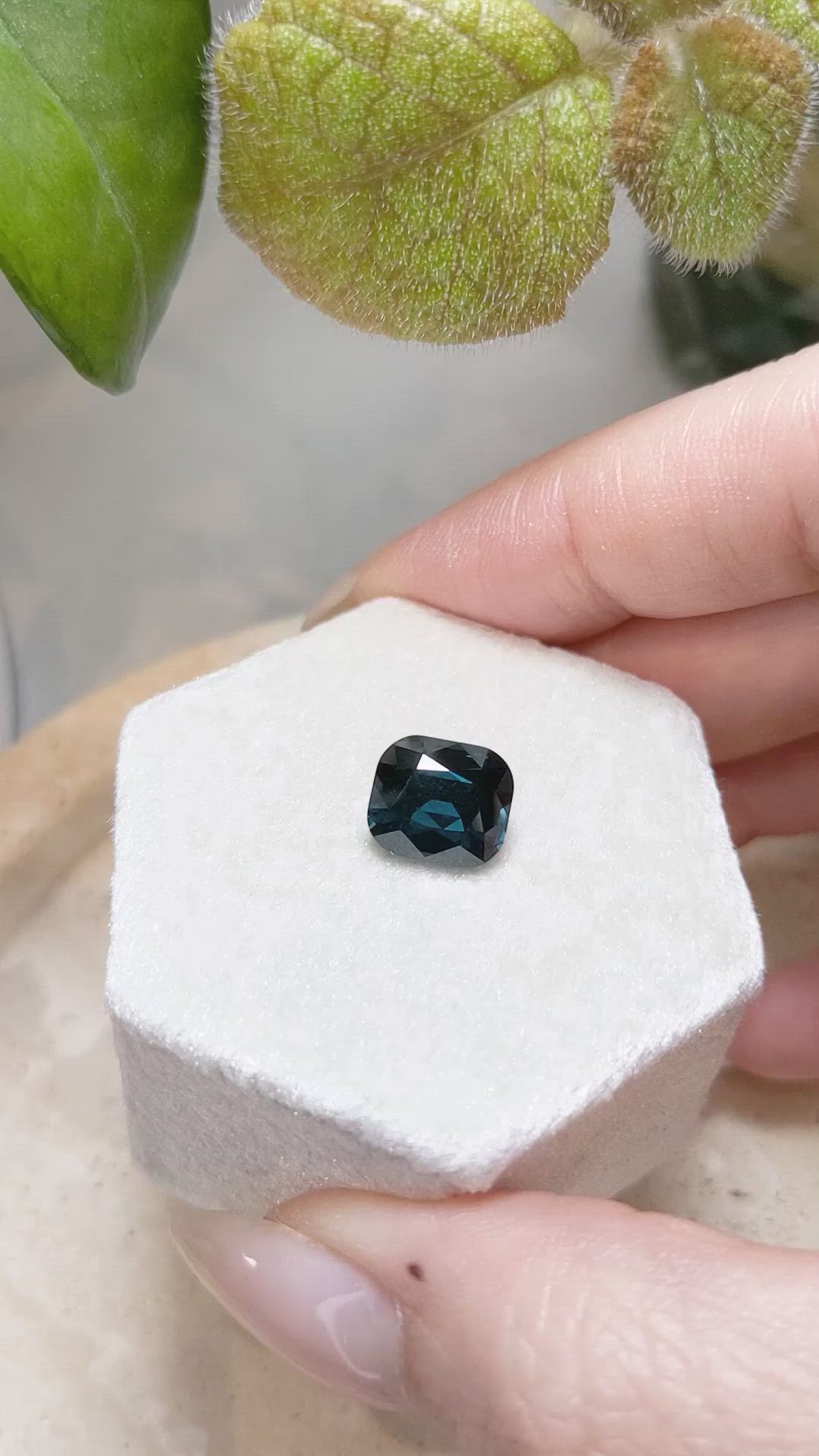 3.62 Ct. Cobalt Spinel from Tanzania Size Video