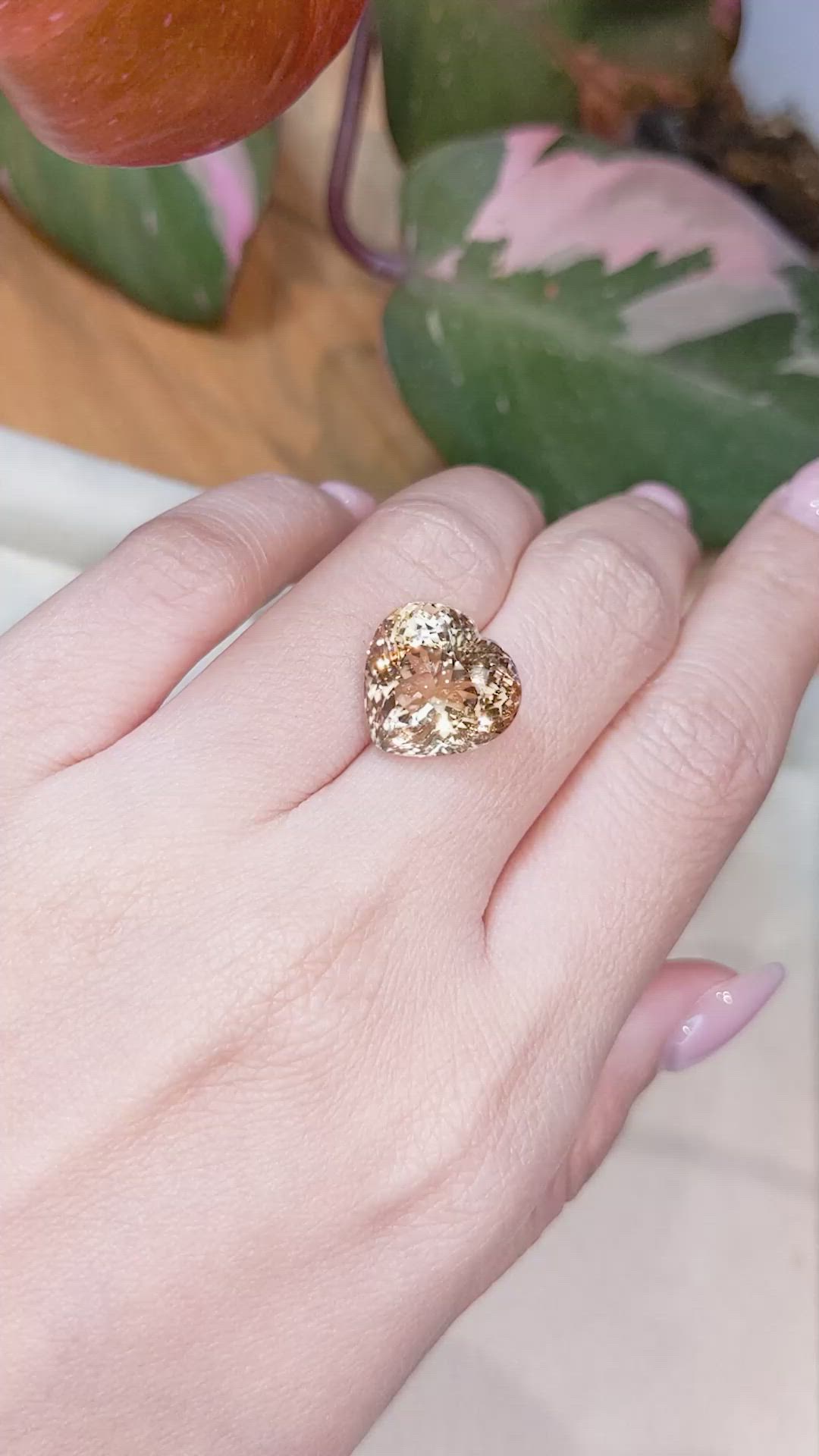 14.47 Ct. Imperial Topaz from Brazil Size Video