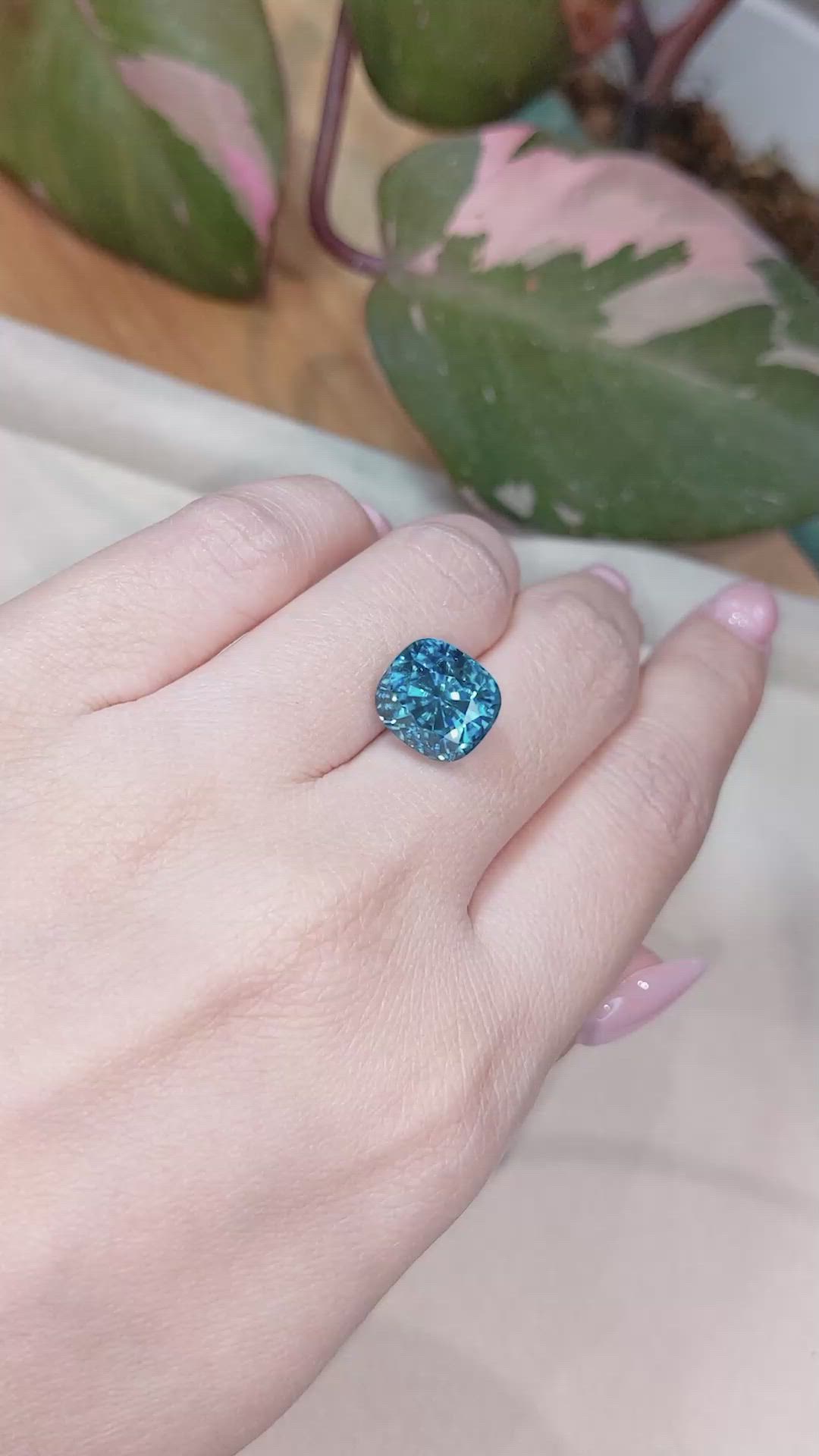 13.24 Ct. Zircon from Cambodia Size Video