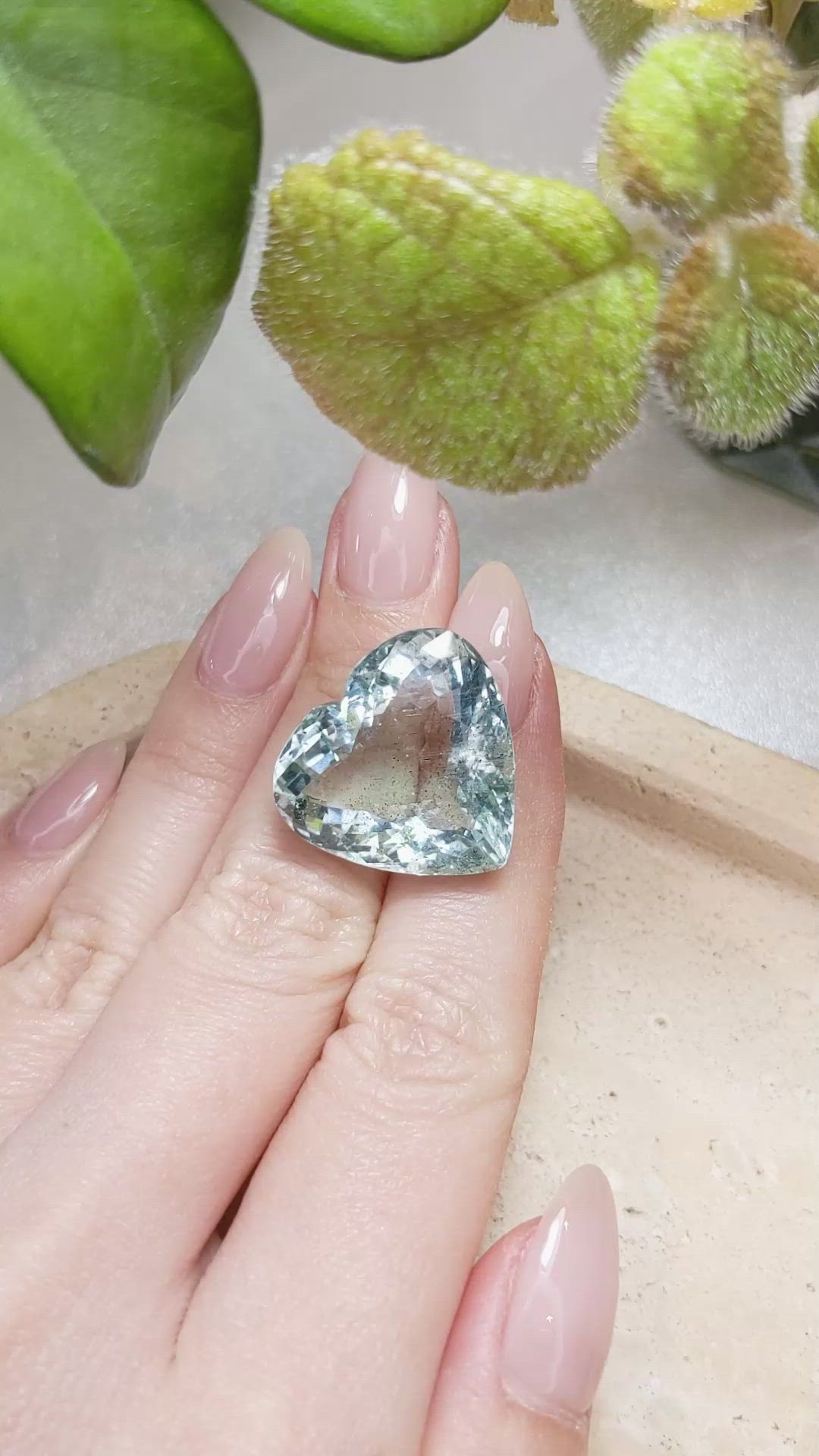 32.13 Ct. Aquamarine from Mozambique Size Video