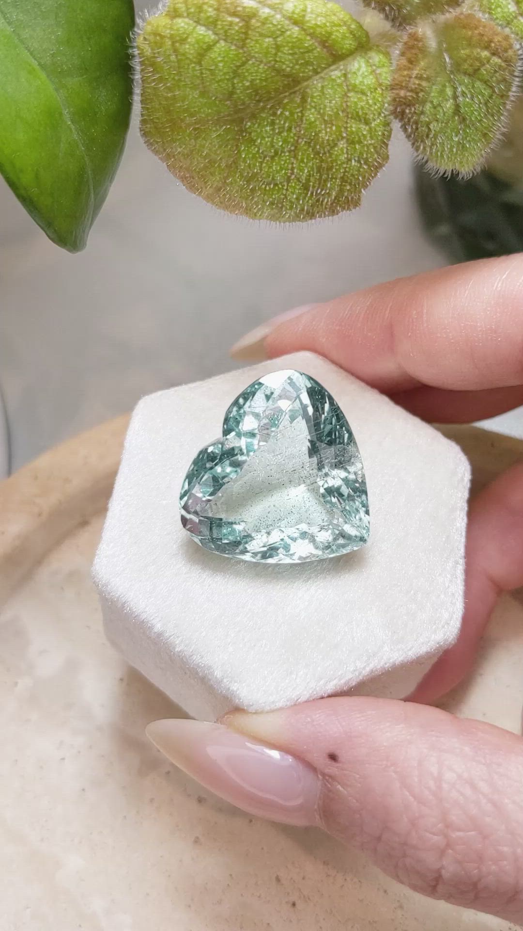 32.13 Ct. Aquamarine from Mozambique Size Video
