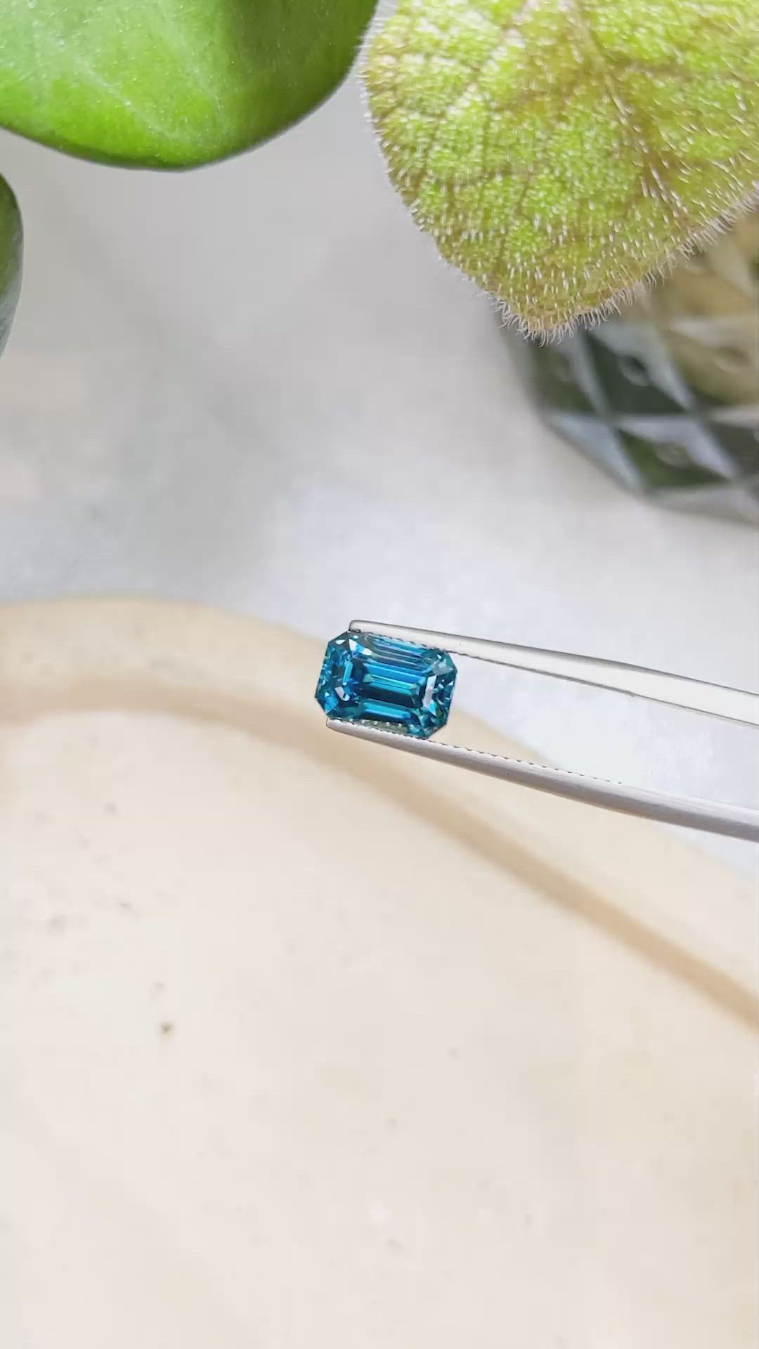 4.97 Ct. Zircon from Cambodia Size Video