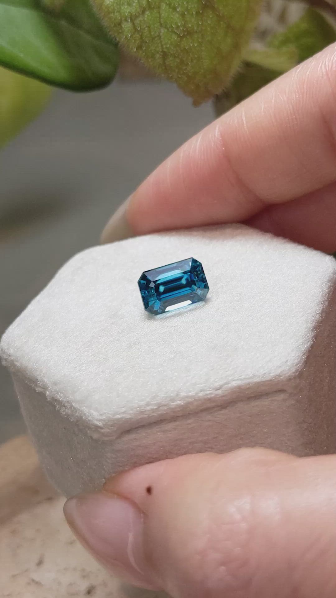 4.97 Ct. Zircon from Cambodia Size Video