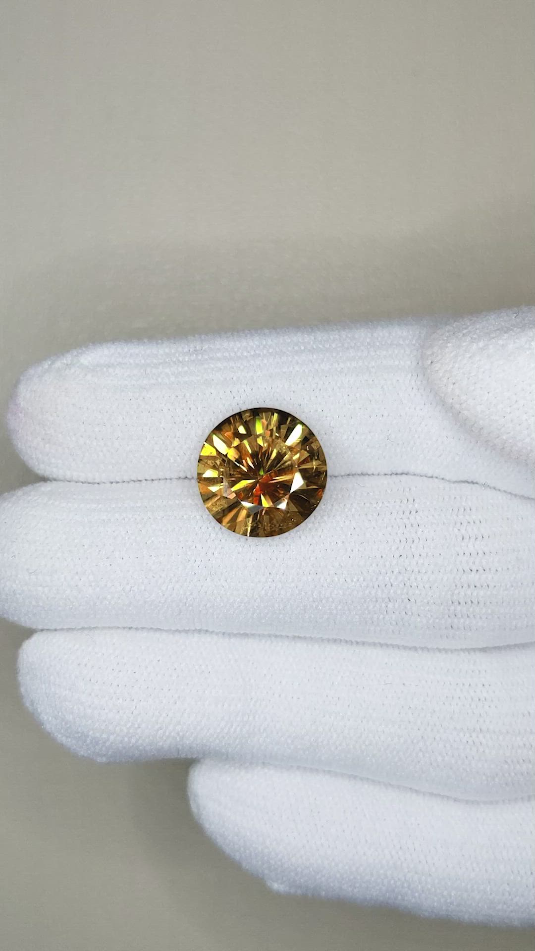 6.49 Ct. Sphene (Titanite) from Madagascar Size Video