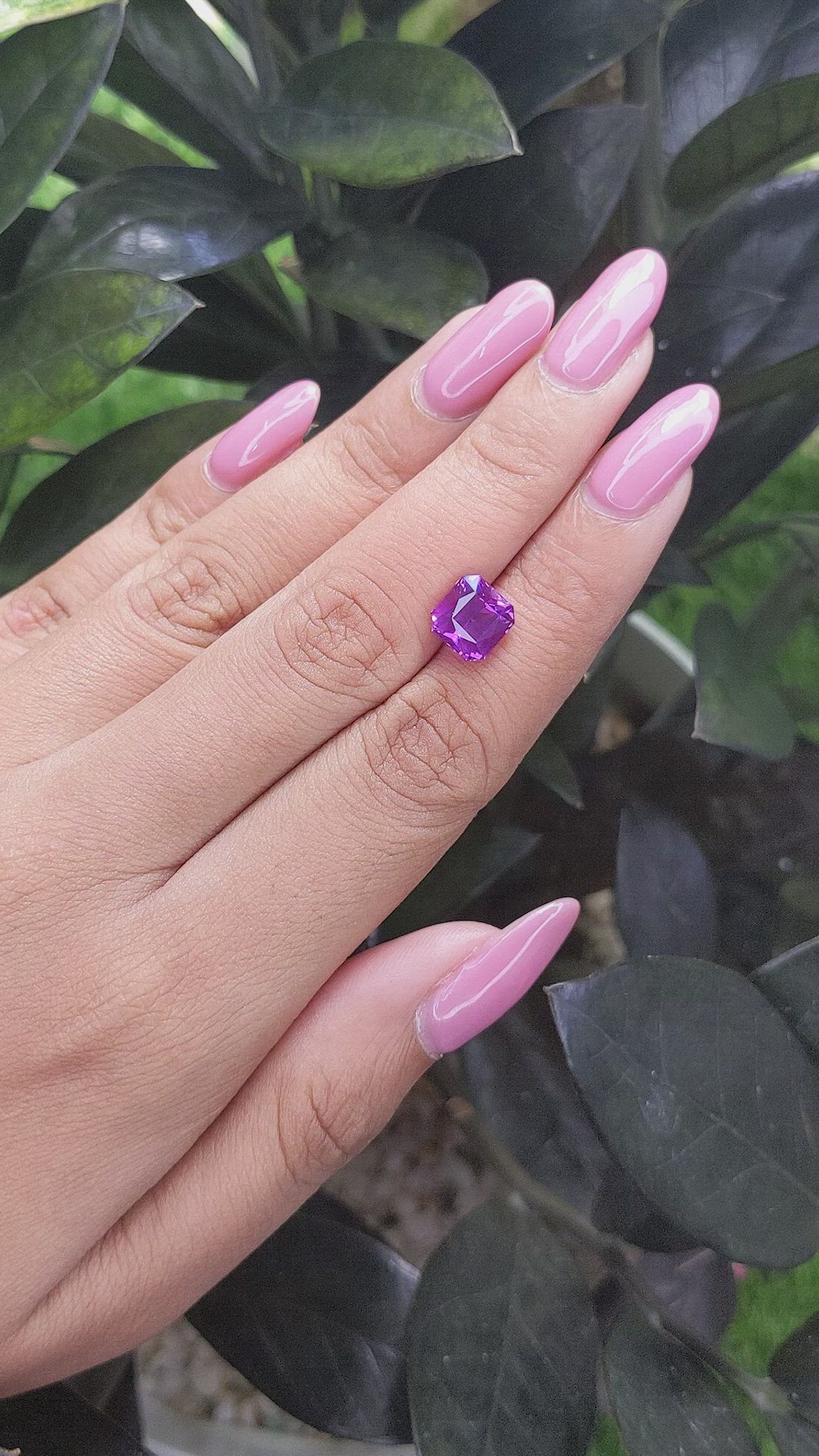 3.10 Ct. Rhodolite Garnet from Tanzania Size Video
