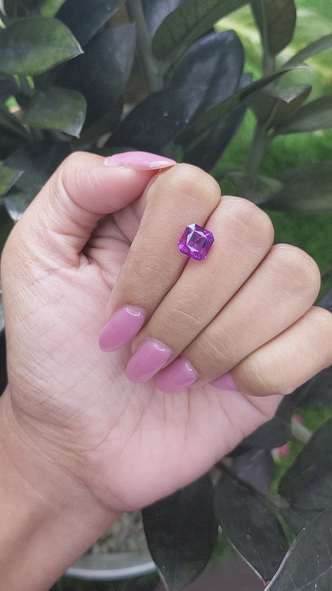 3.10 Ct. Rhodolite Garnet from Tanzania Size Video