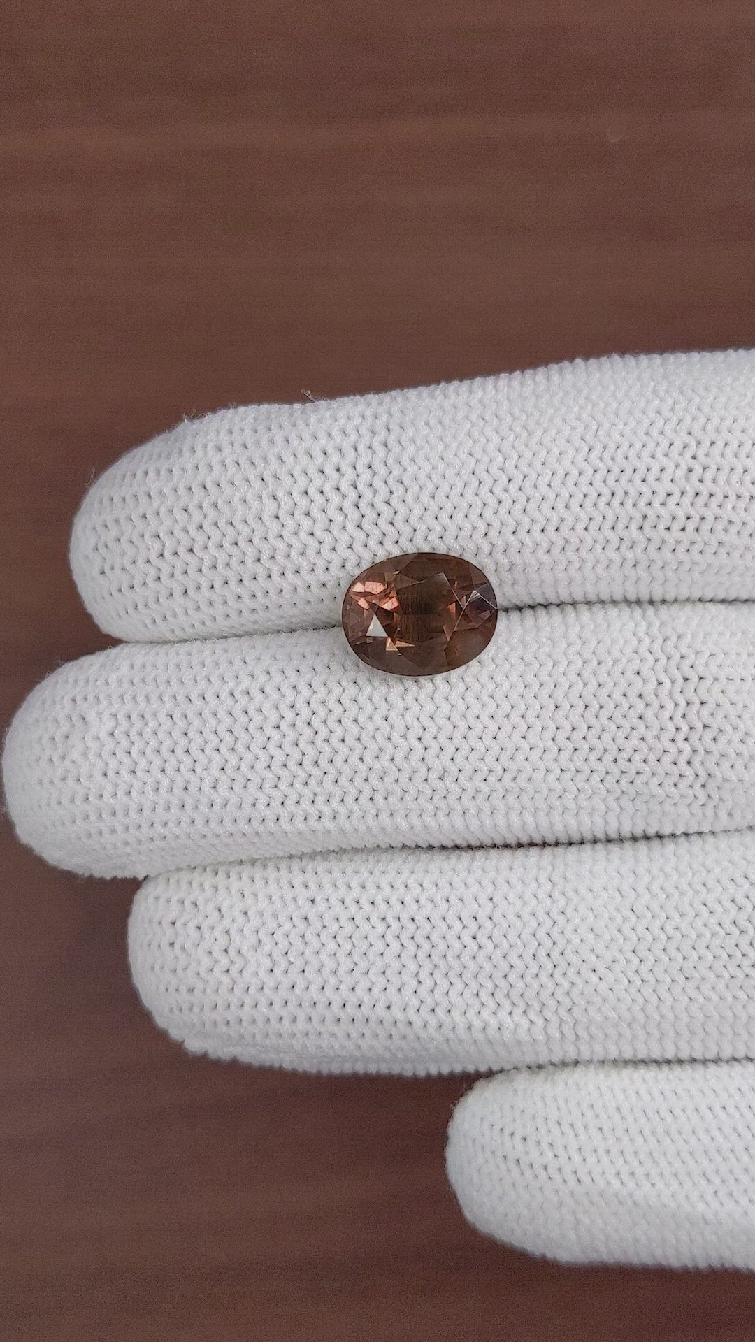 5.96 Ct. Malaya Garnet from Tanzania Size Video