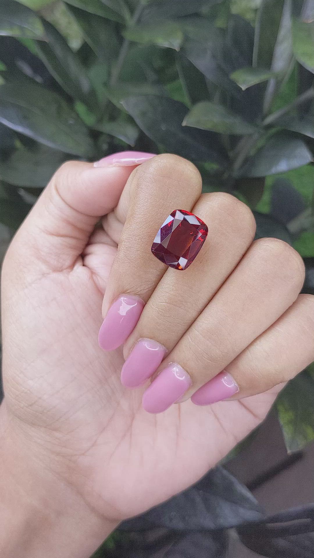 13.70 Ct. Garnet from Tanzania Size Video