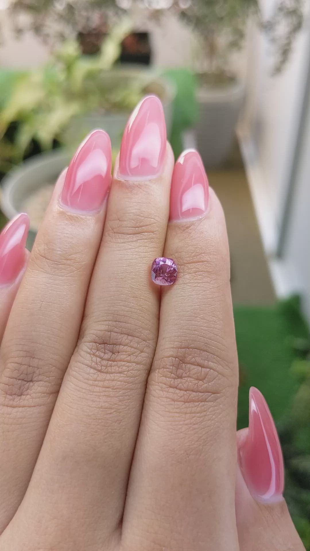 0.97 Ct. Spinel from Ceylon (Sri Lanka) Size Video