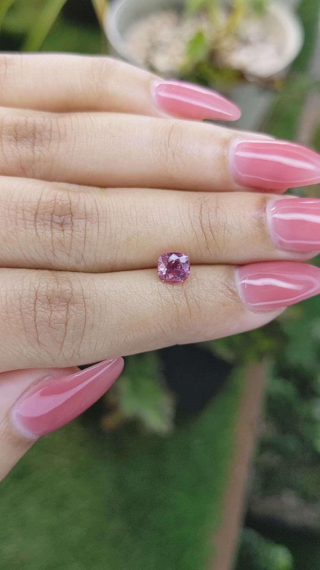 0.97 Ct. Spinel from Ceylon (Sri Lanka) Size Video