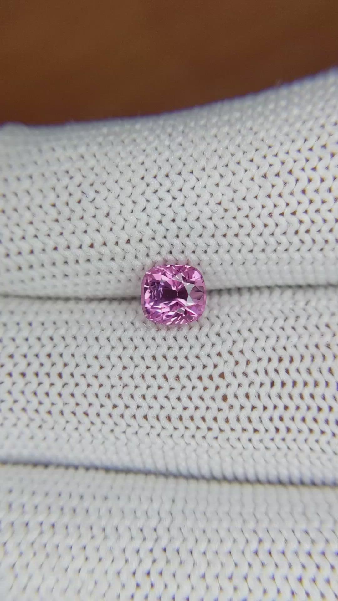 0.97 Ct. Spinel from Ceylon (Sri Lanka) Size Video