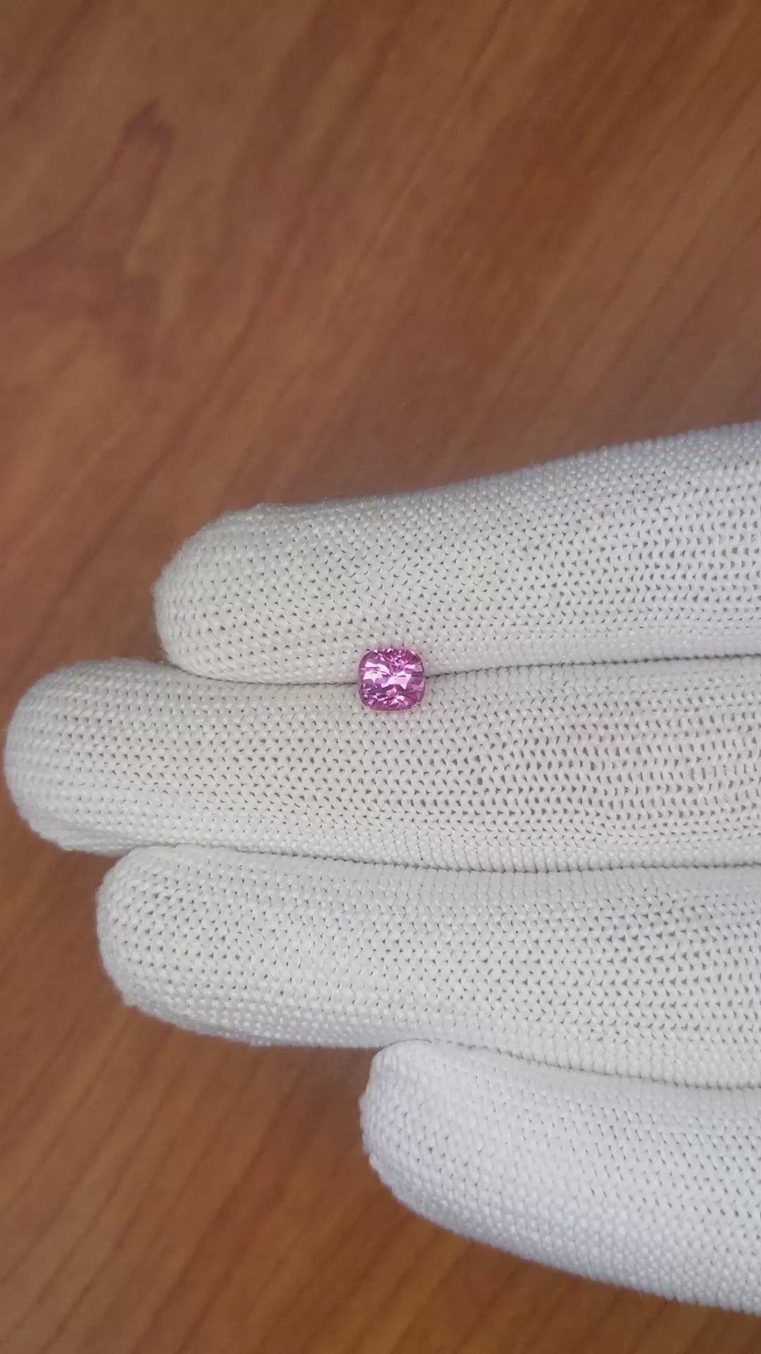 0.97 Ct. Spinel from Ceylon (Sri Lanka) Size Video