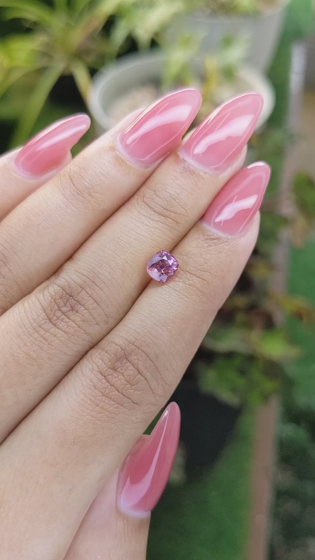 0.97 Ct. Spinel from Ceylon (Sri Lanka) Size Video