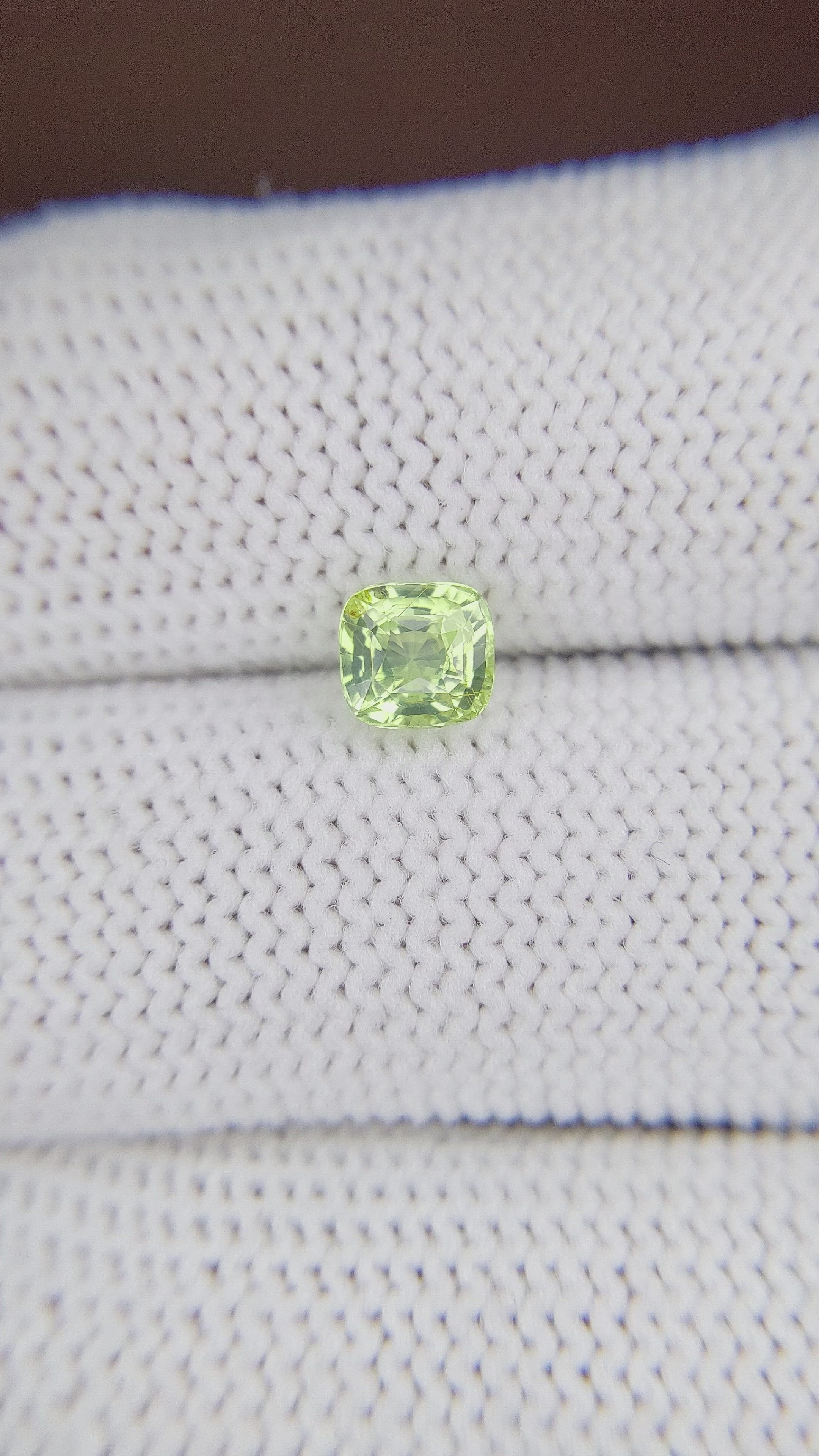 1.04 Ct. Chrysoberyl from Madagascar Size Video