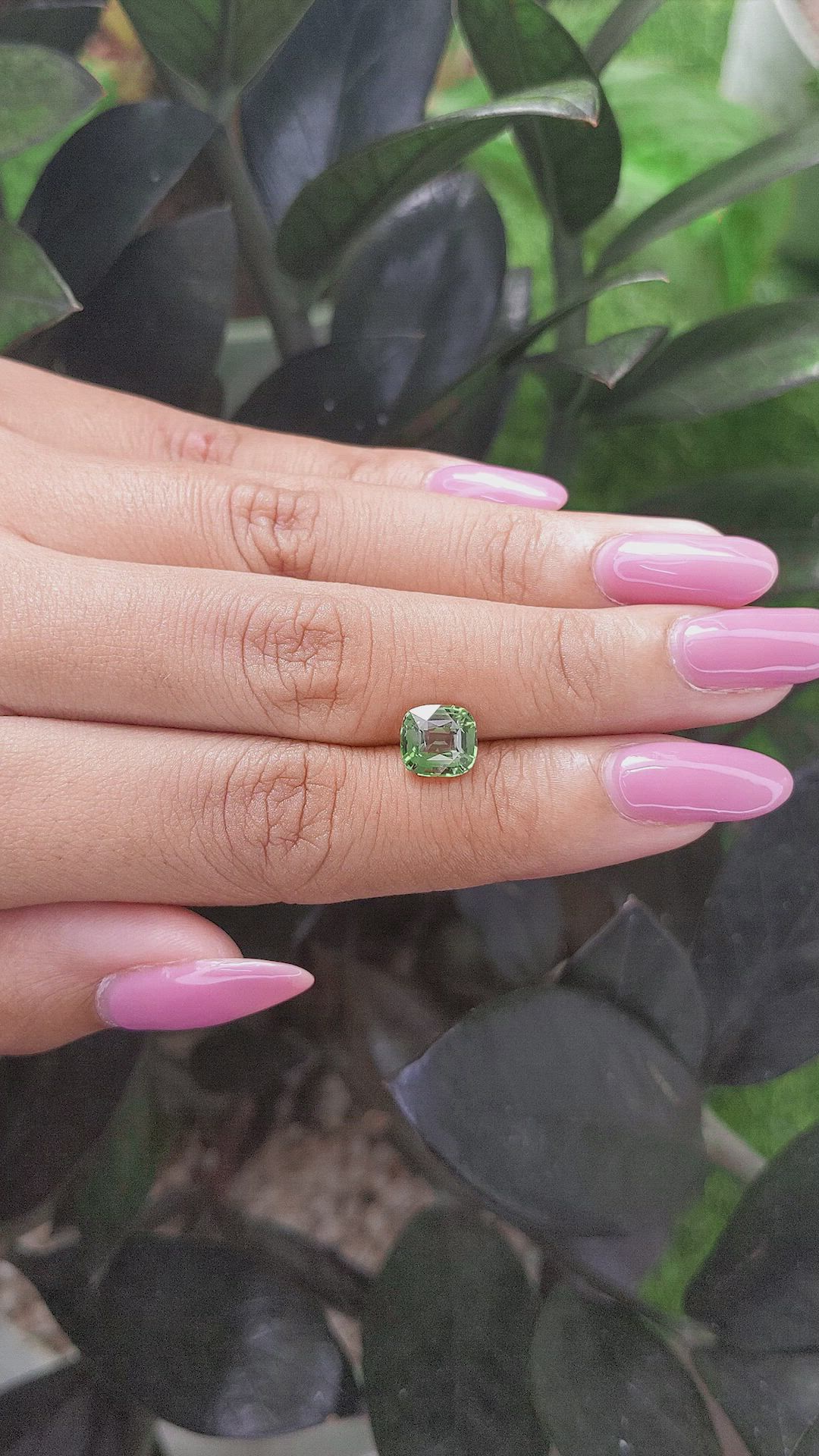 2.08 Ct. Chrysoberyl from Tanzania Size Video