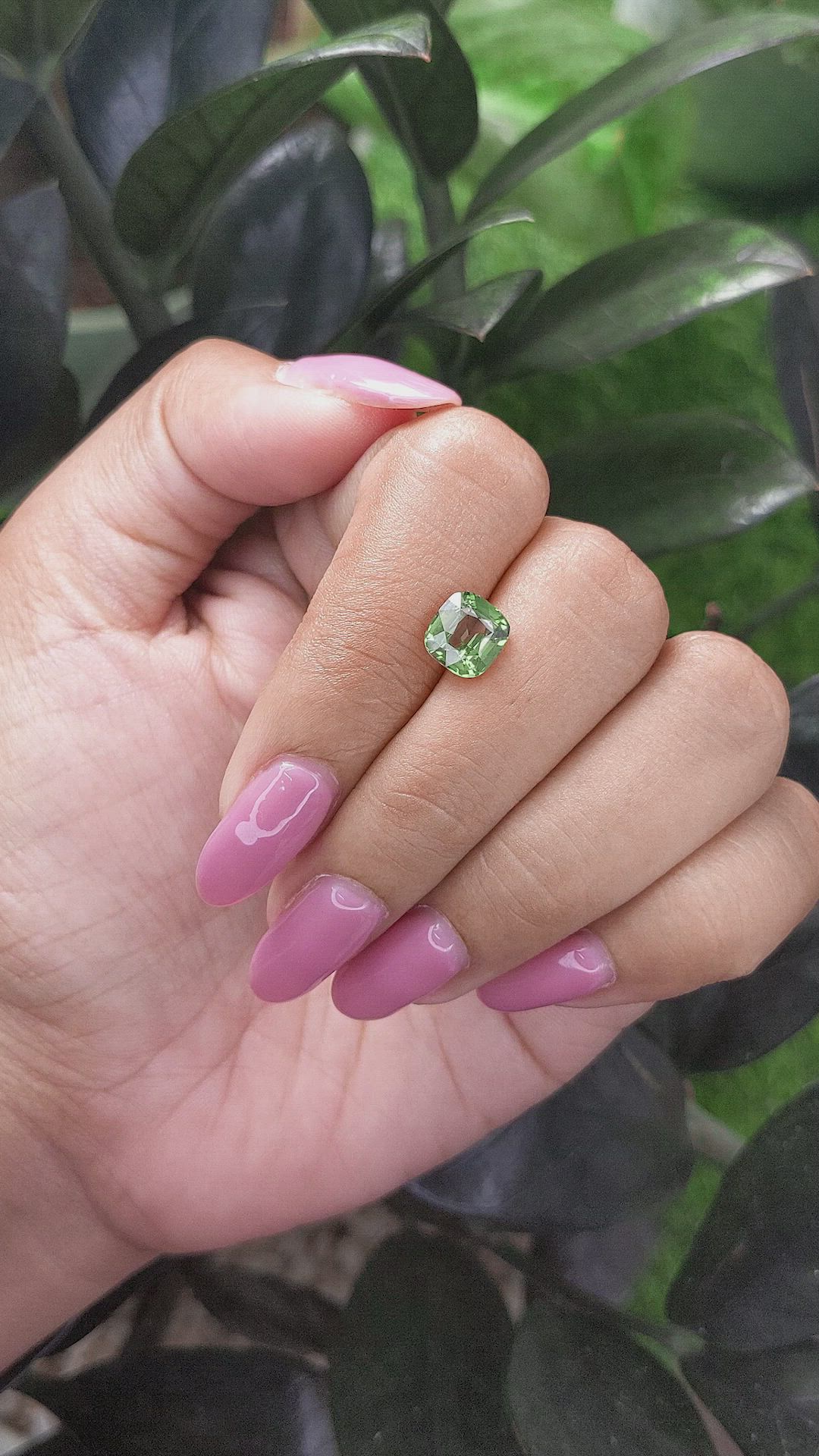 2.08 Ct. Chrysoberyl from Tanzania Size Video