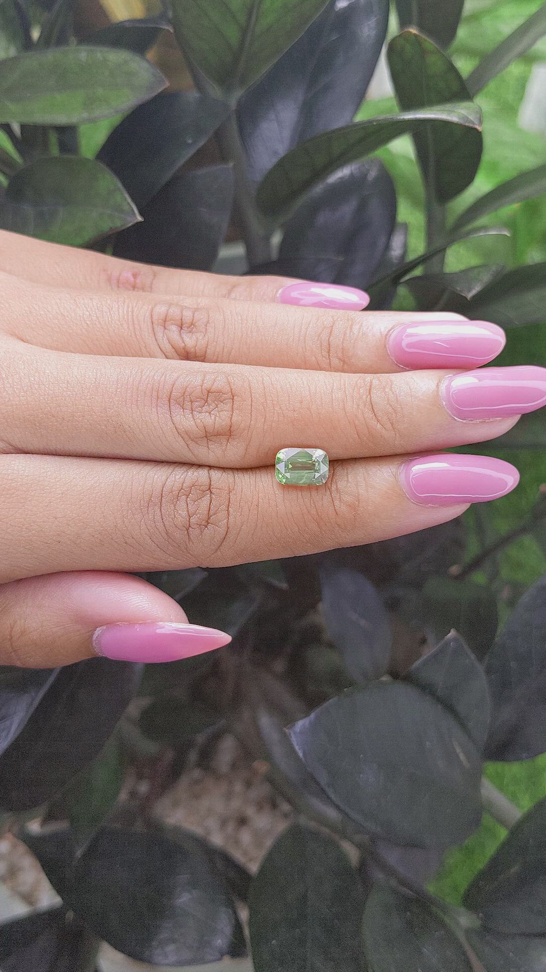 2.05 Ct. Chrysoberyl from Tanzania Size Video