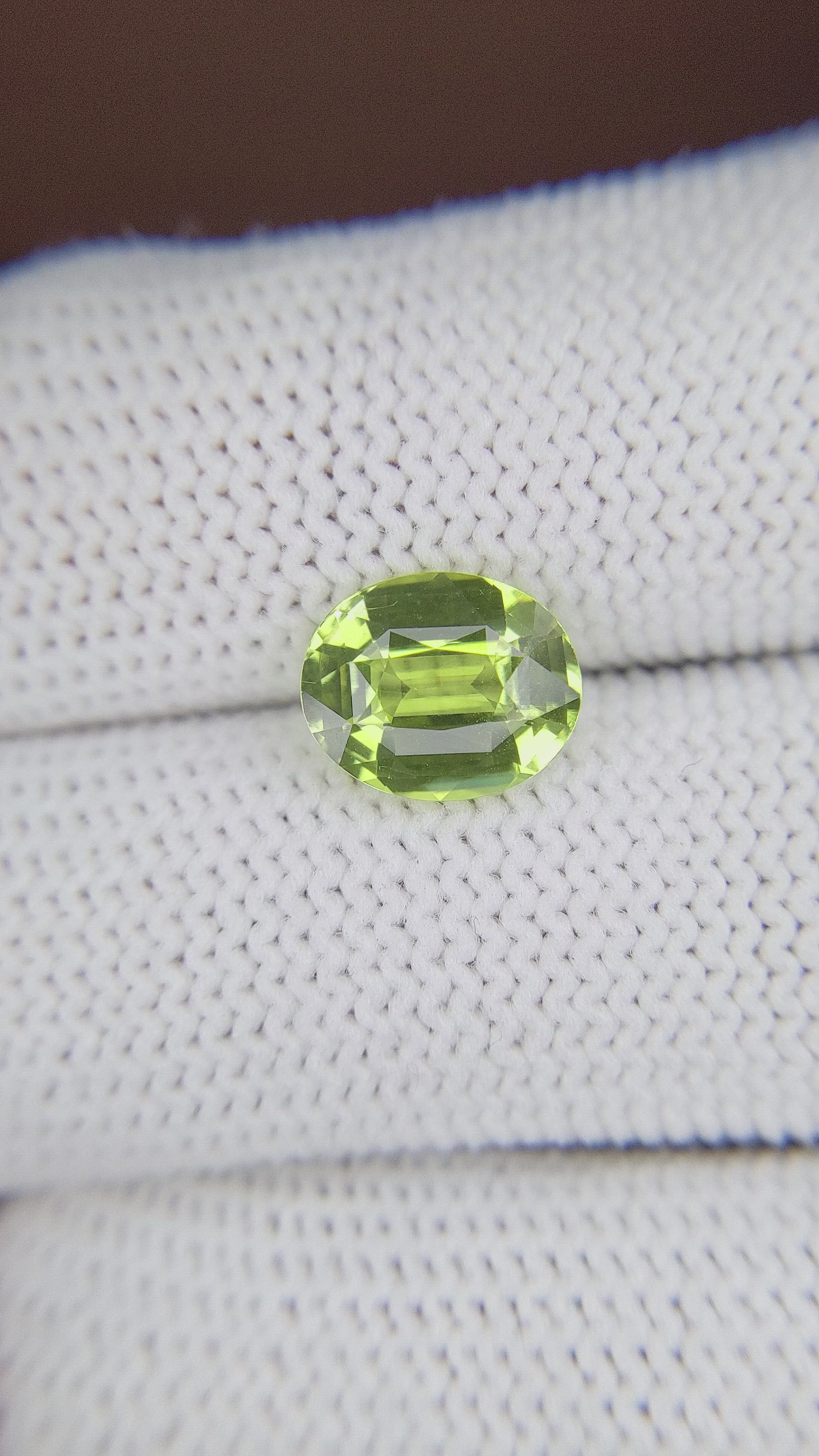 3.08 Ct. Chrysoberyl from Madagascar Size Video